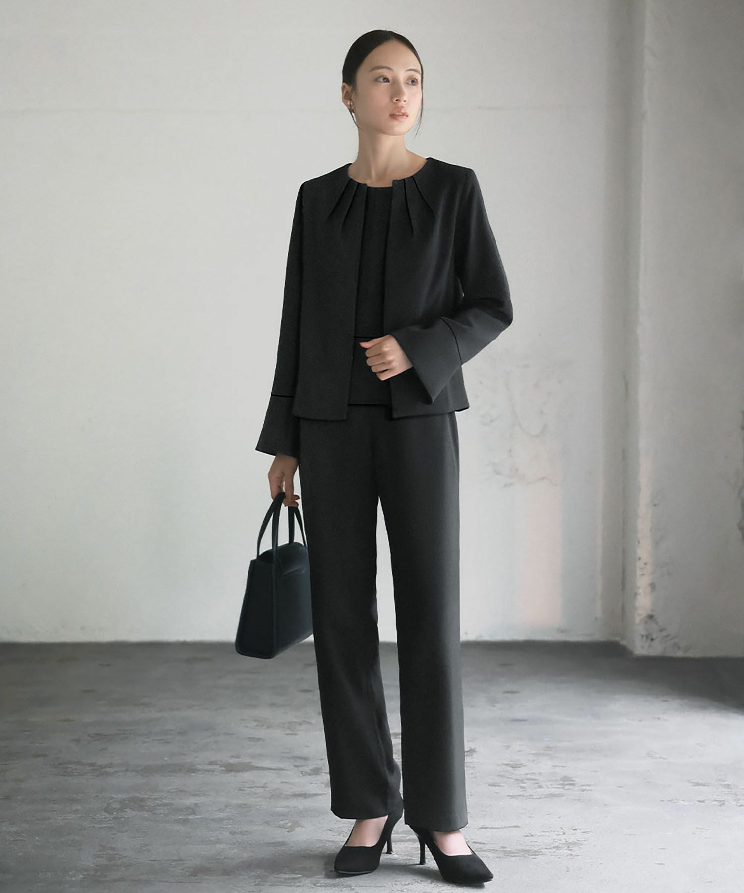 結婚式・お呼ばれ対応 | ジャケット&ブラウス＆パンツセットスーツ