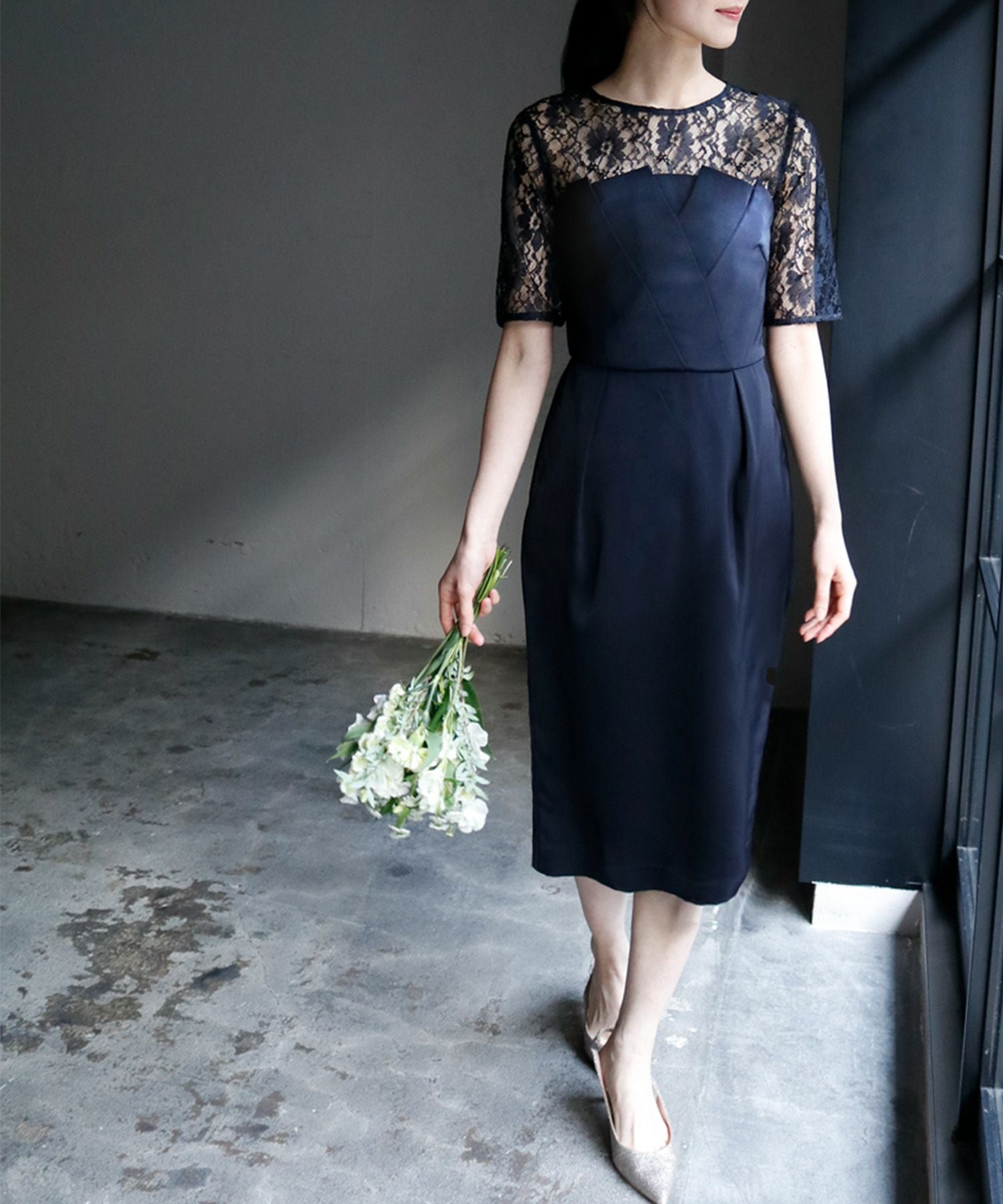 結婚式・お呼ばれ対応 | レースブラウス&ワンピースのセットドレス