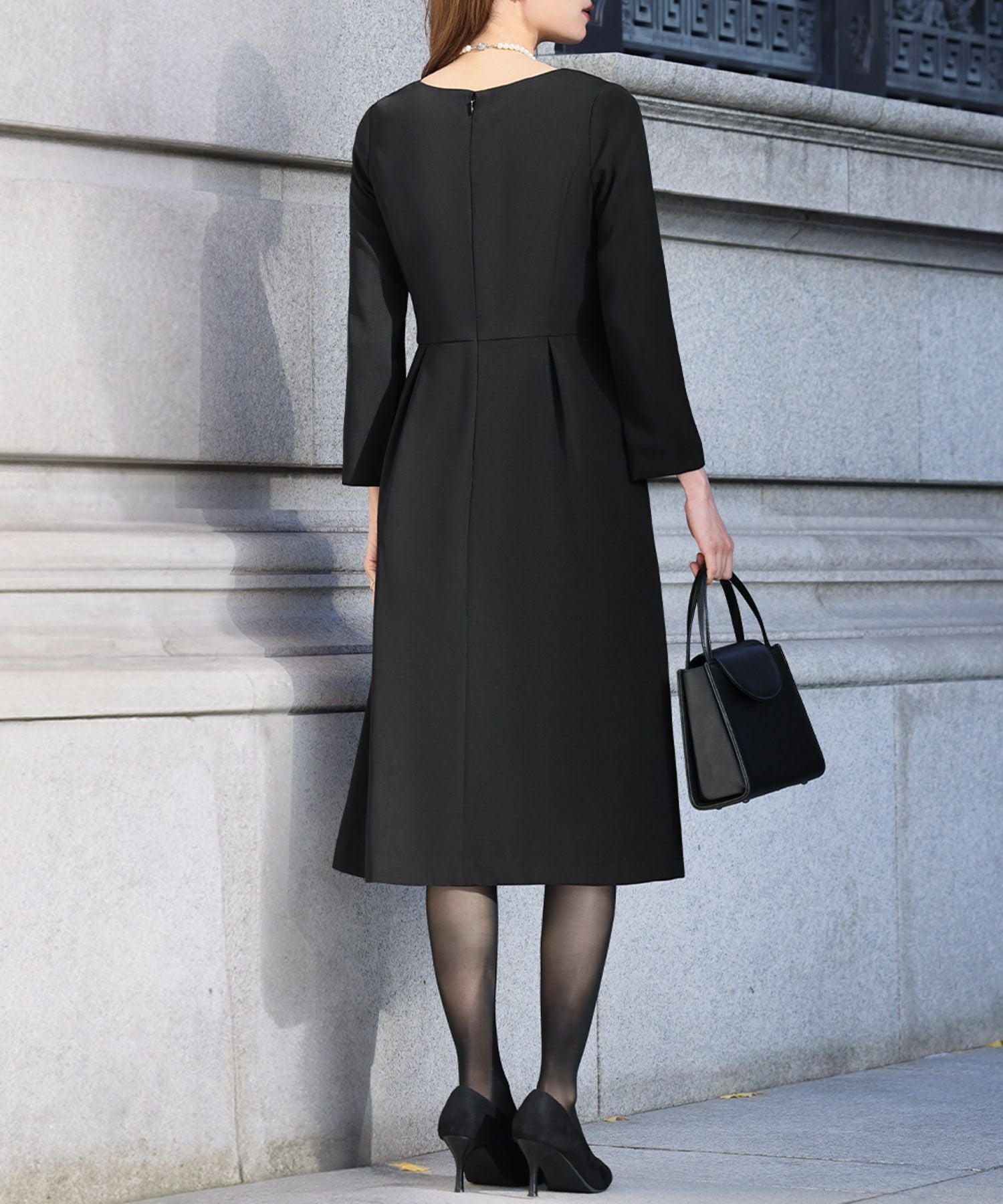 冠婚葬祭・卒業式・入学式対応 | ケープ&ワンピース2点セットスーツ