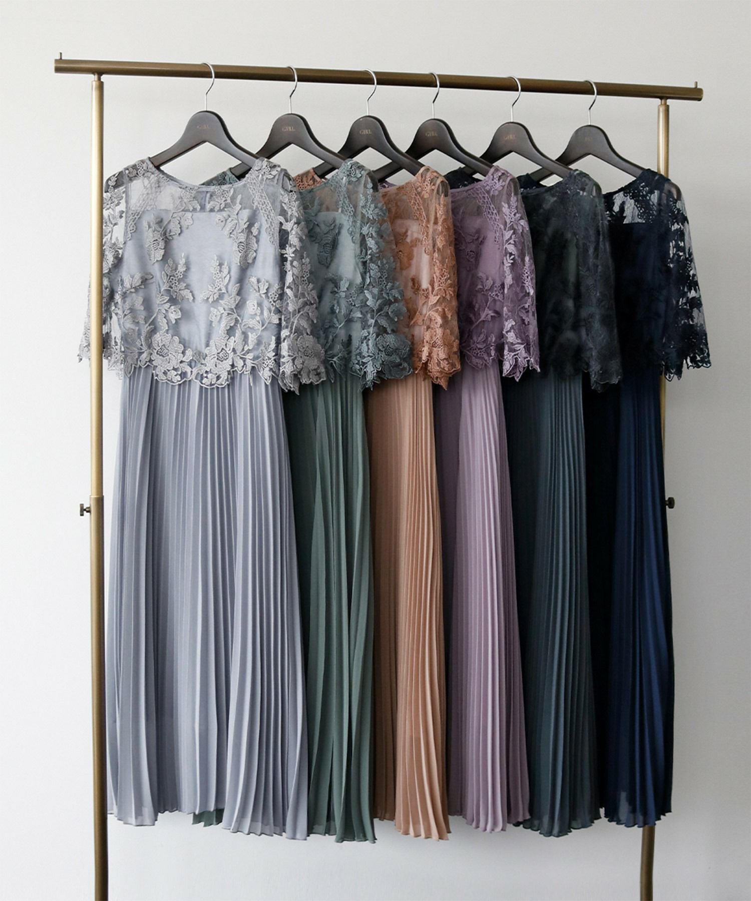 ♡フローラル刺繍 フォーマルドレス♡120㎝ 結婚式・お呼ばれ対応 |刺繍レースプリーツ結婚式ワンピース