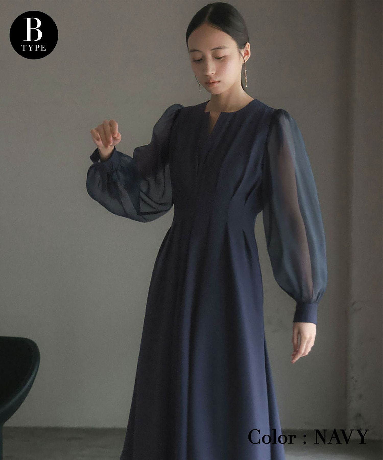 結婚式・お呼ばれ対応 | キーネックワンピース - パーティードレス通販