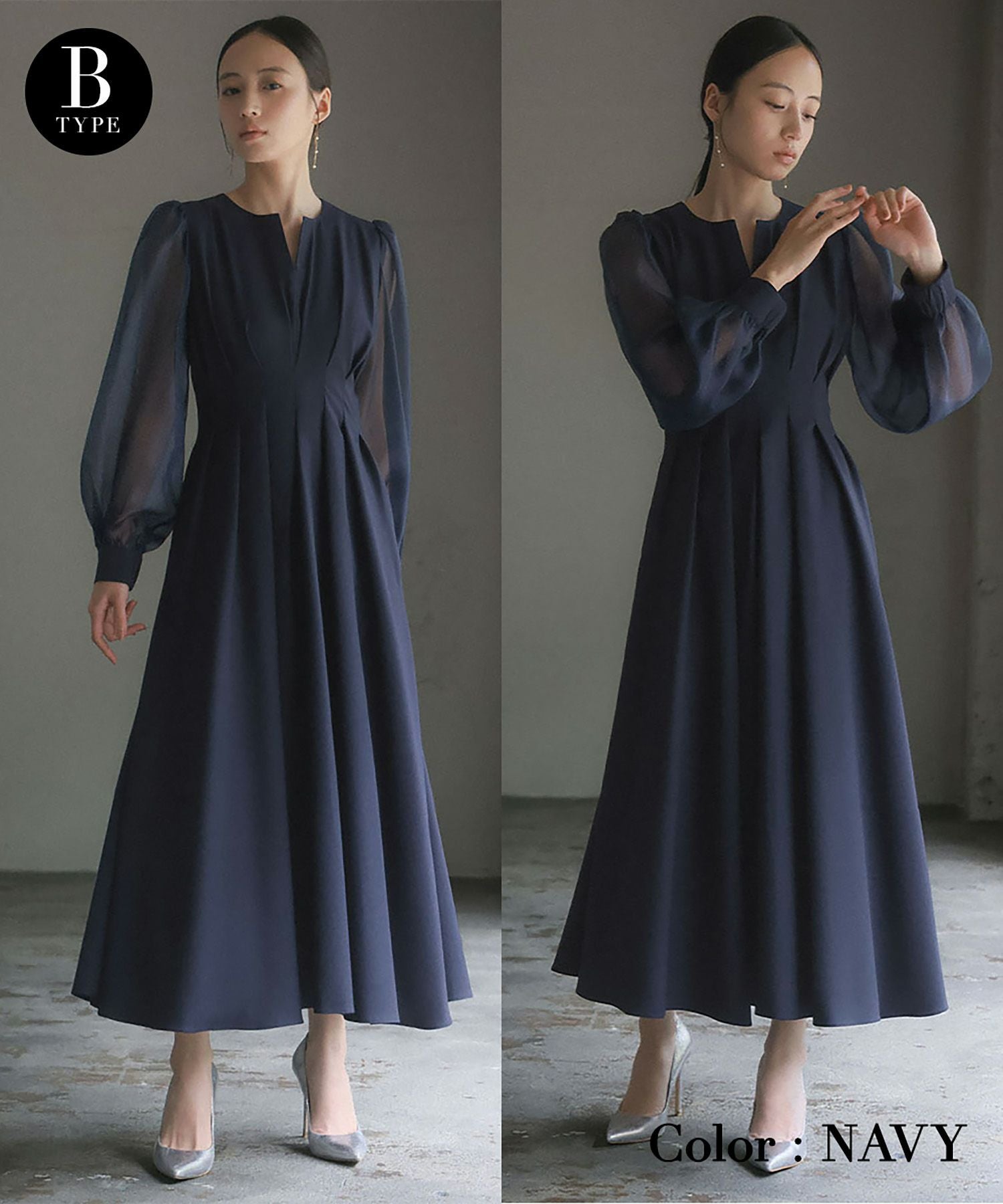 結婚式・お呼ばれ対応 | キーネックワンピース - パーティードレス通販