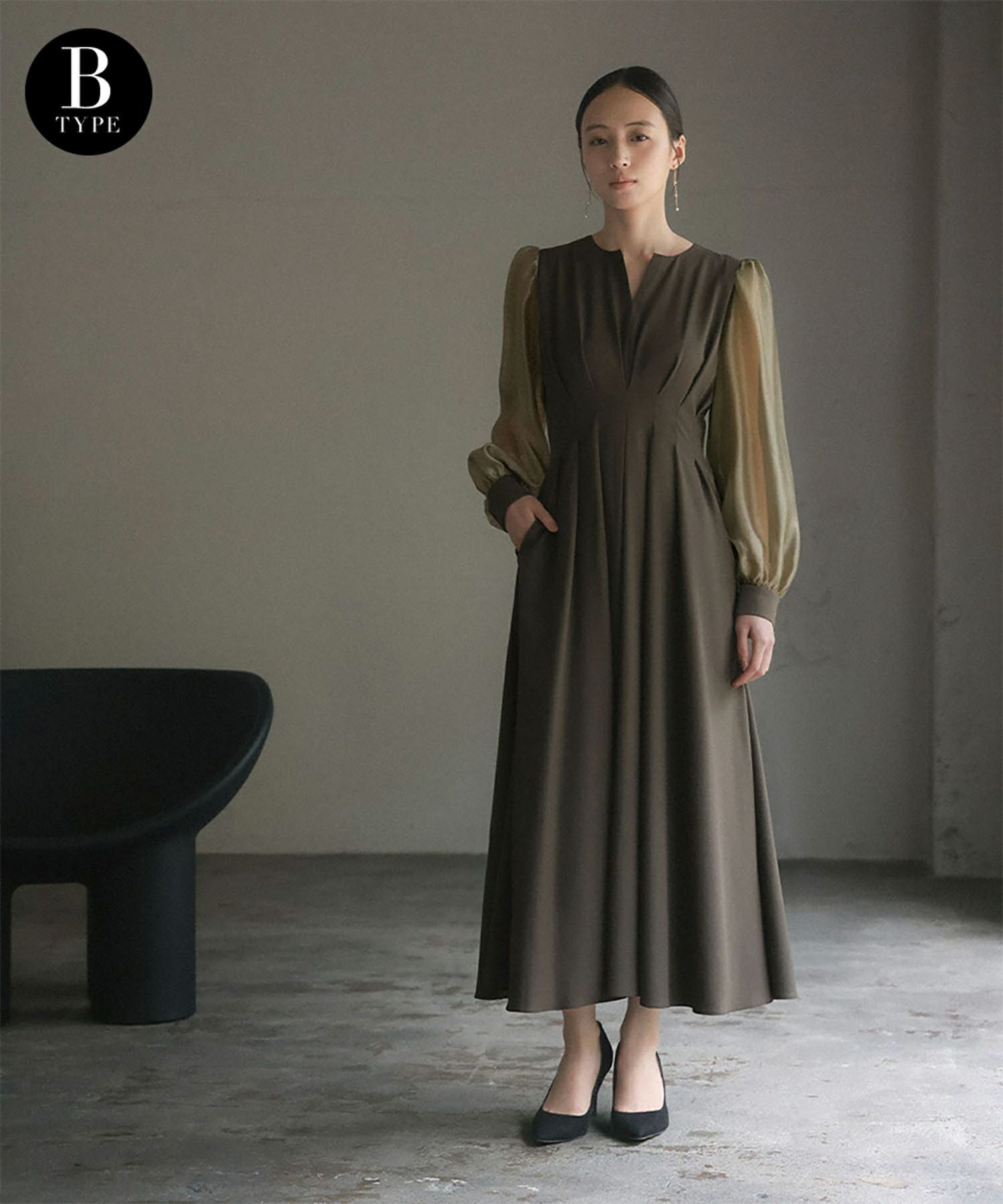 結婚式・お呼ばれ対応 | キーネックワンピース - パーティードレス通販