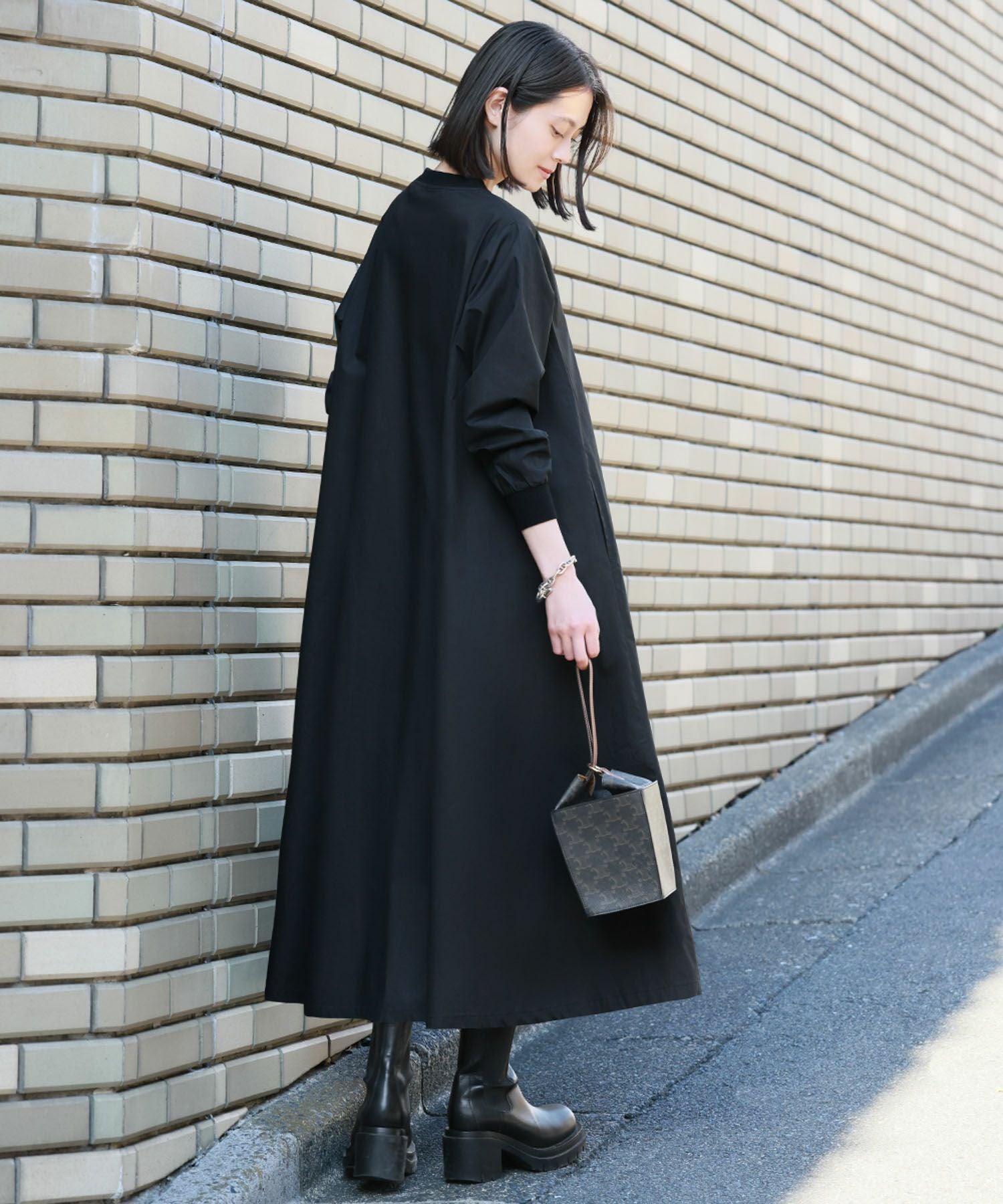 デイリー・カジュアル対応 | Aラインロング丈ワンピース - パーティー