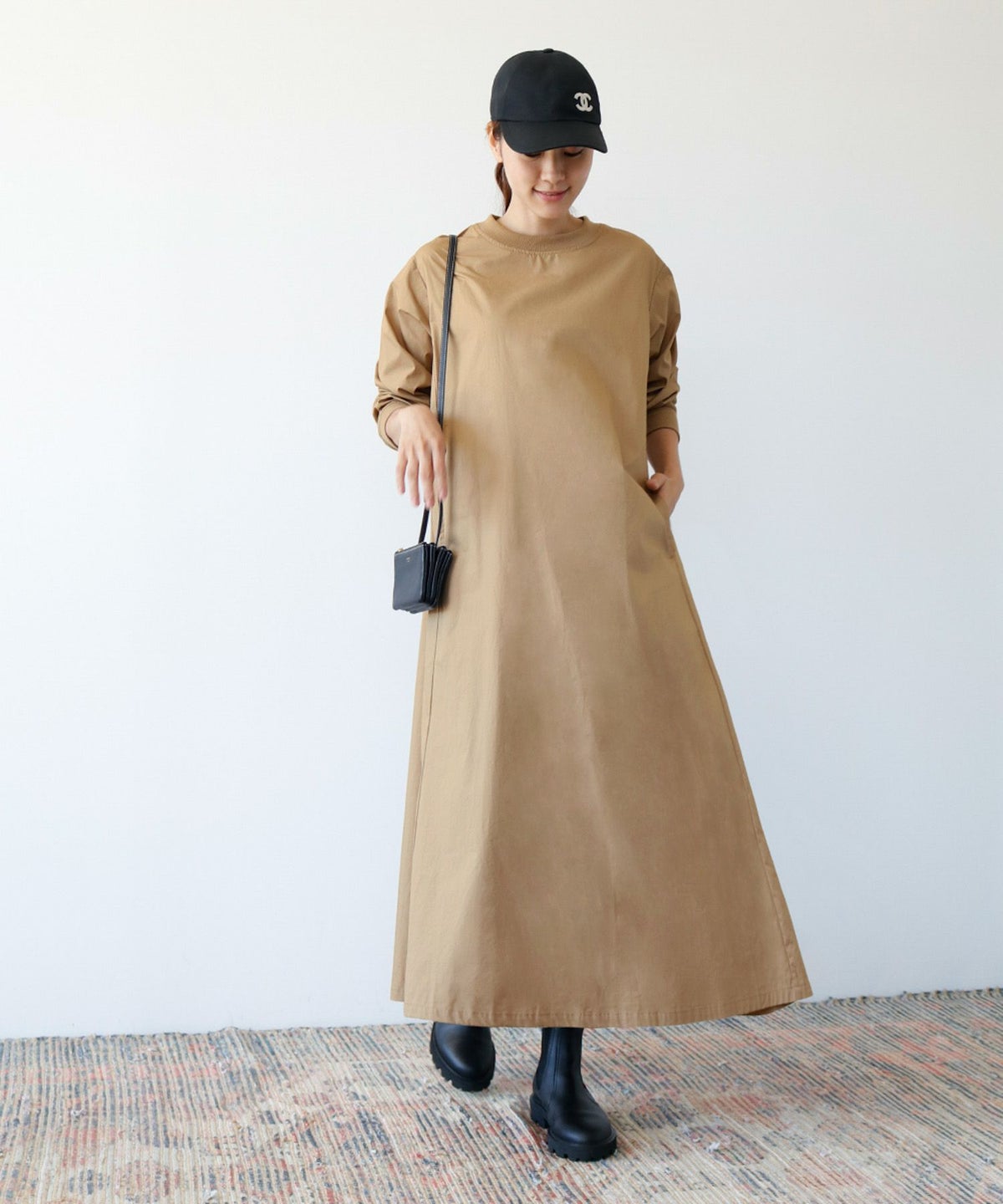 身長：163cm　着用サイズ：FREE