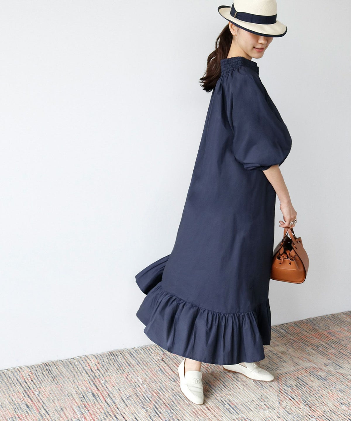 身長：163cm　着用サイズ：FREE