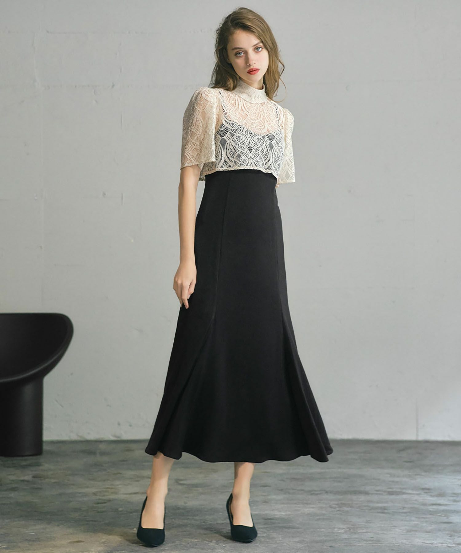 結婚式・お呼ばれ対応 | レースブラウス&キャミワンピースドレス