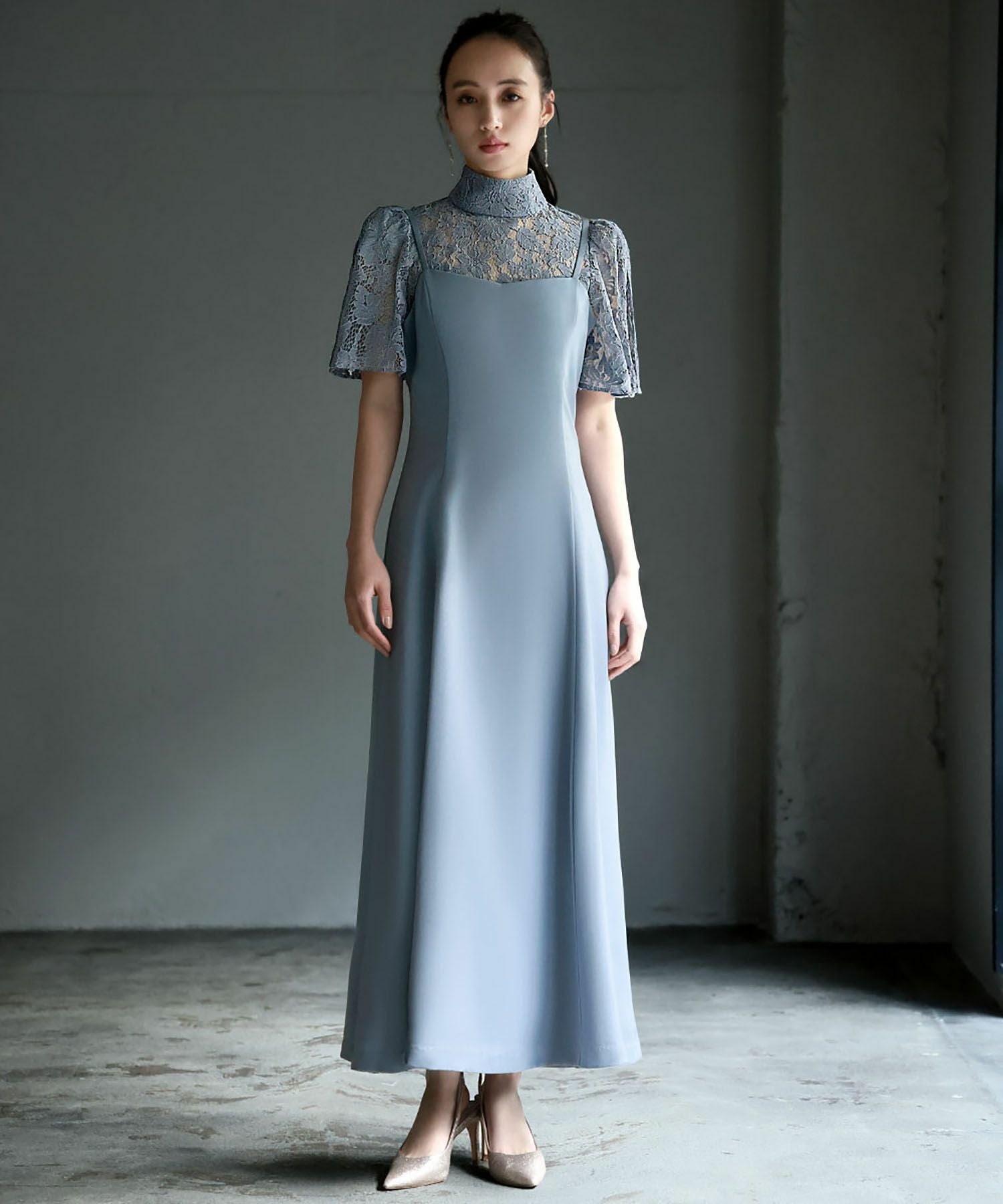 結婚式・お呼ばれ対応 | レースブラウス＆キャミワンピースドレス