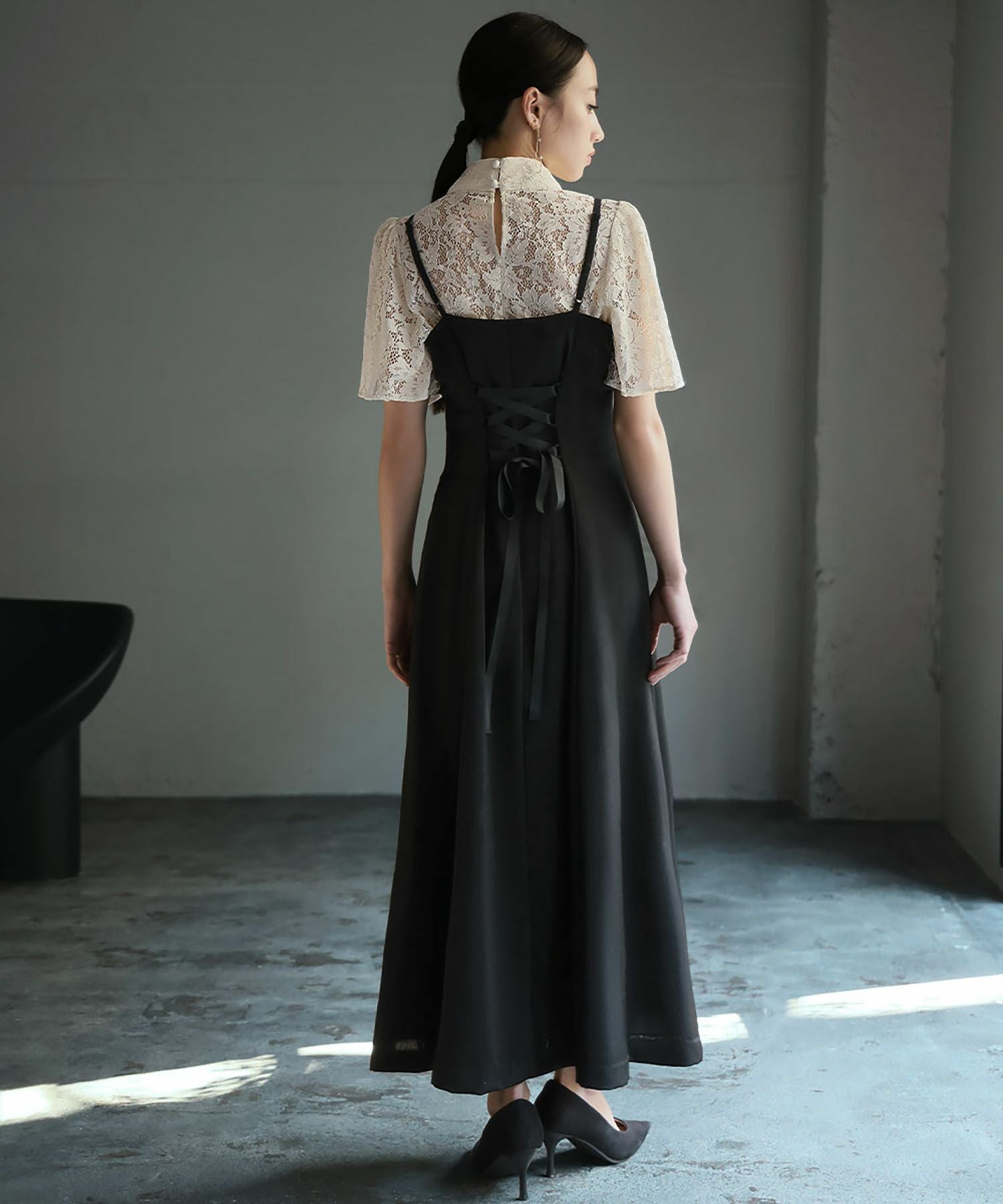 結婚式・お呼ばれ対応 | レースブラウス＆キャミワンピースドレス