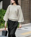 身長：165cm　着用サイズ：FREE　B：77 / W：57 / H：79