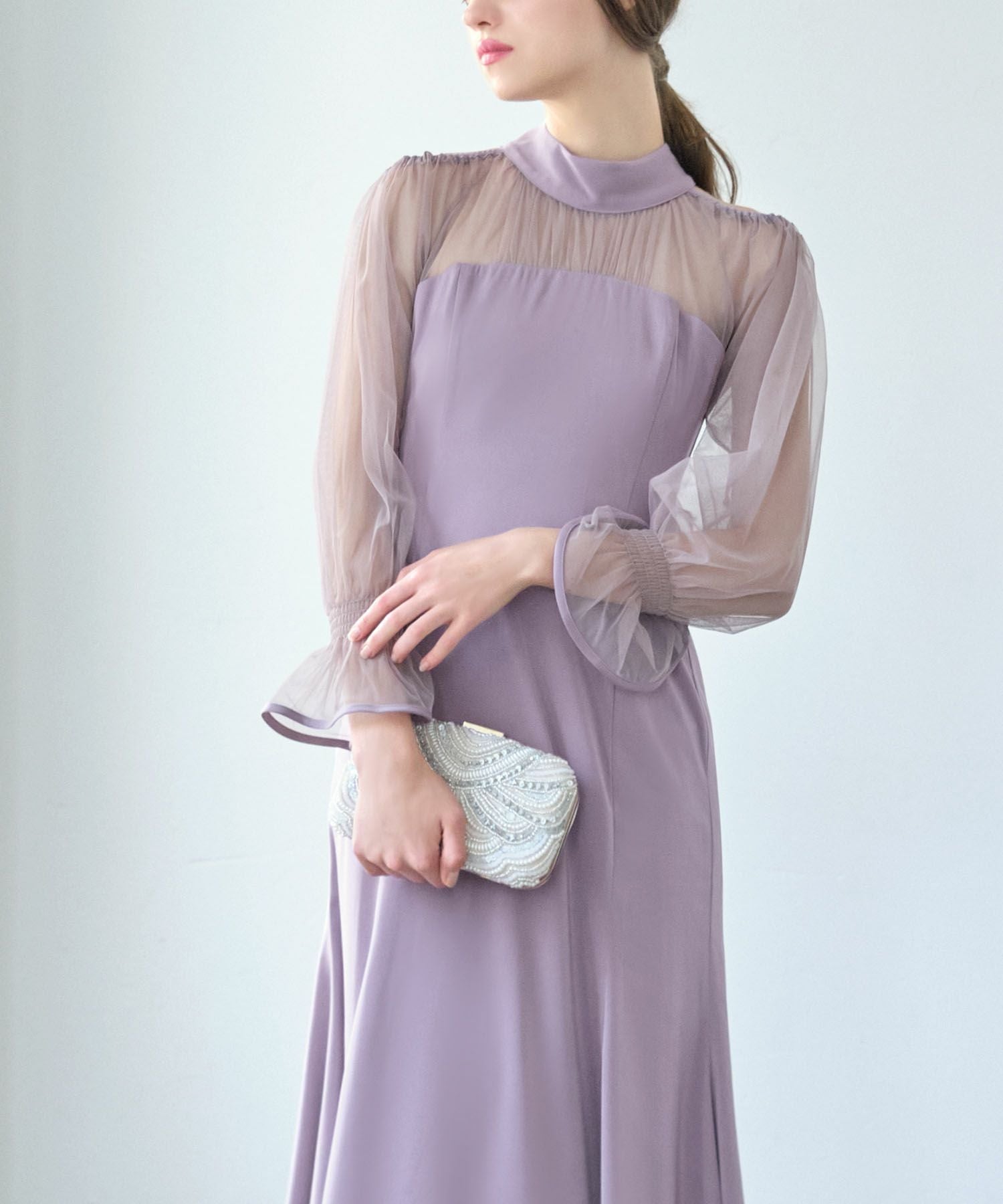 結婚式・お呼ばれ対応 | マーメイドロング丈ワンピースドレス