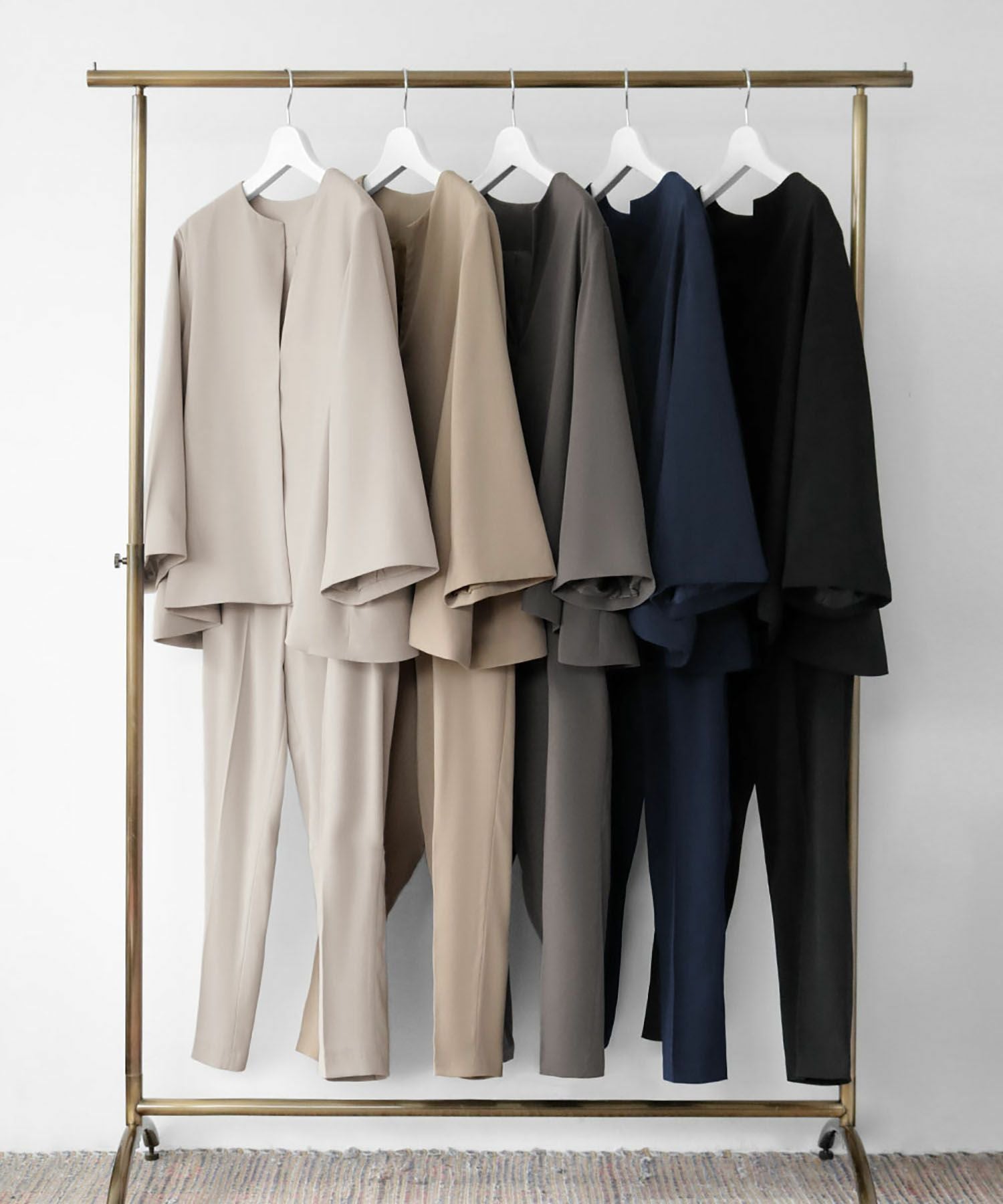エフデ♡アイボリースーツ上下セット♡9号美品  入学式にも ef-de/エフデ☆春夏スーツ/上下セットアップ【9/M/ベージュ】膝丈