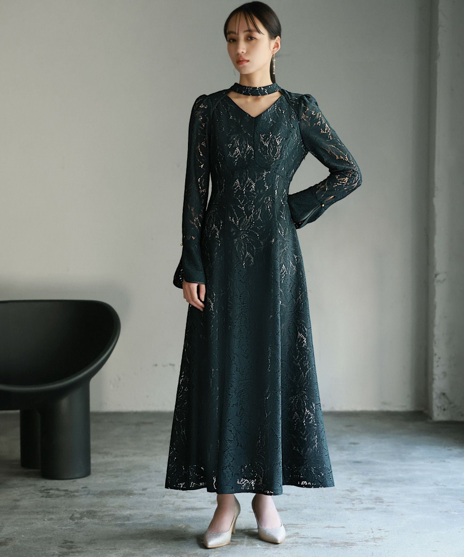 結婚式・お呼ばれ対応 | バックオープンワンピースドレス - パーティー