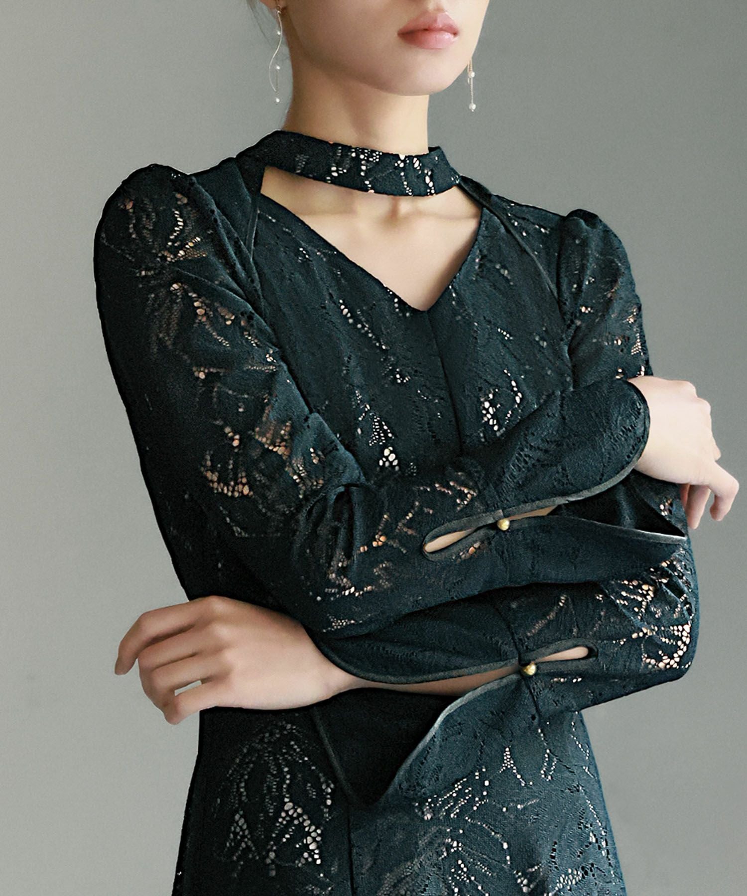 結婚式・お呼ばれ対応 | バックオープンワンピースドレス - パーティー