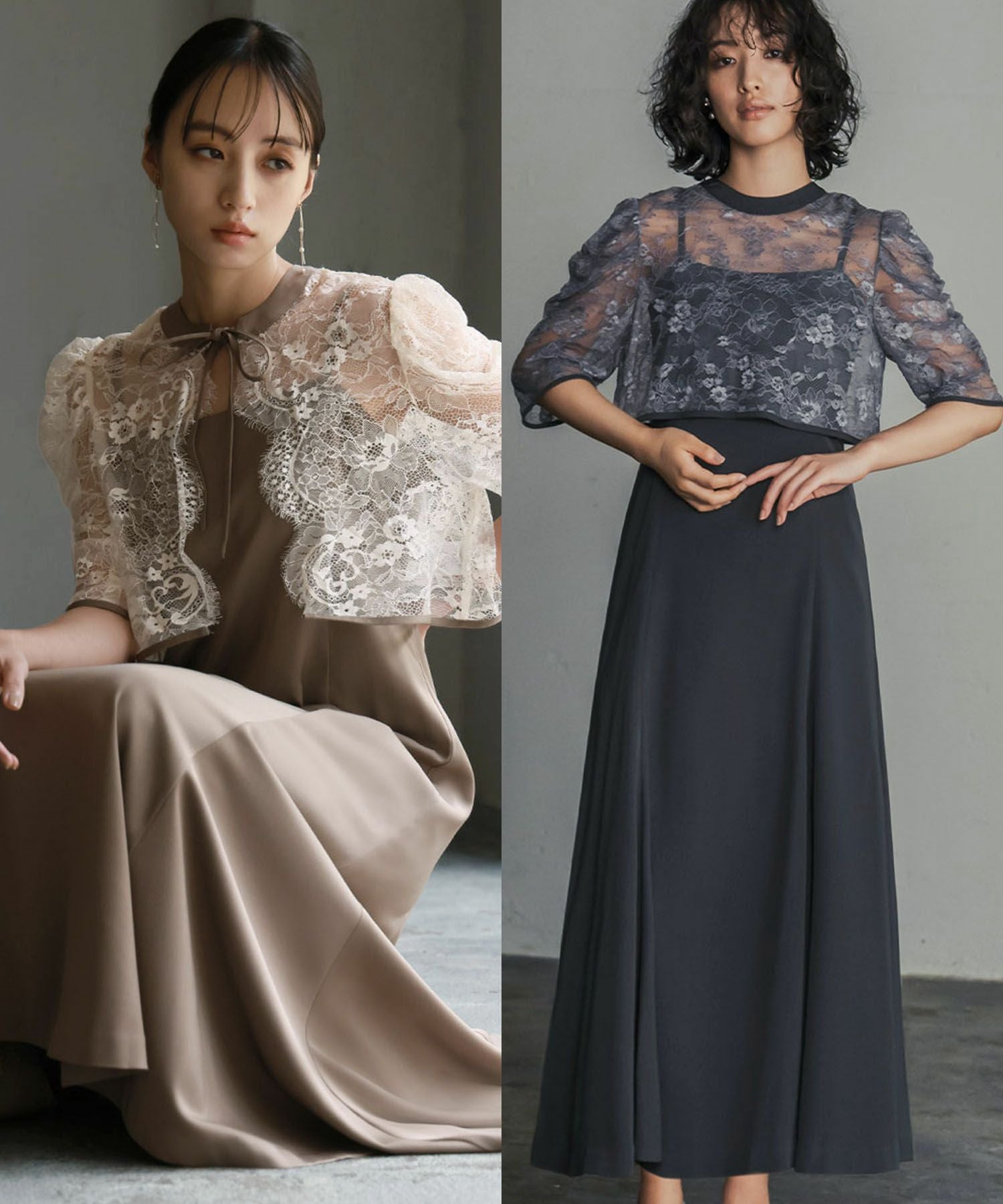 結婚式・お呼ばれ対応 | 2点セットワンピースドレス - パーティー