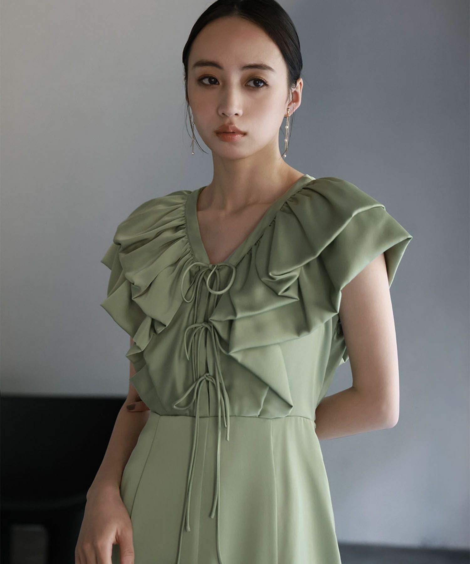 結婚式・お呼ばれ対応 | フリルワンピースパーティードレス