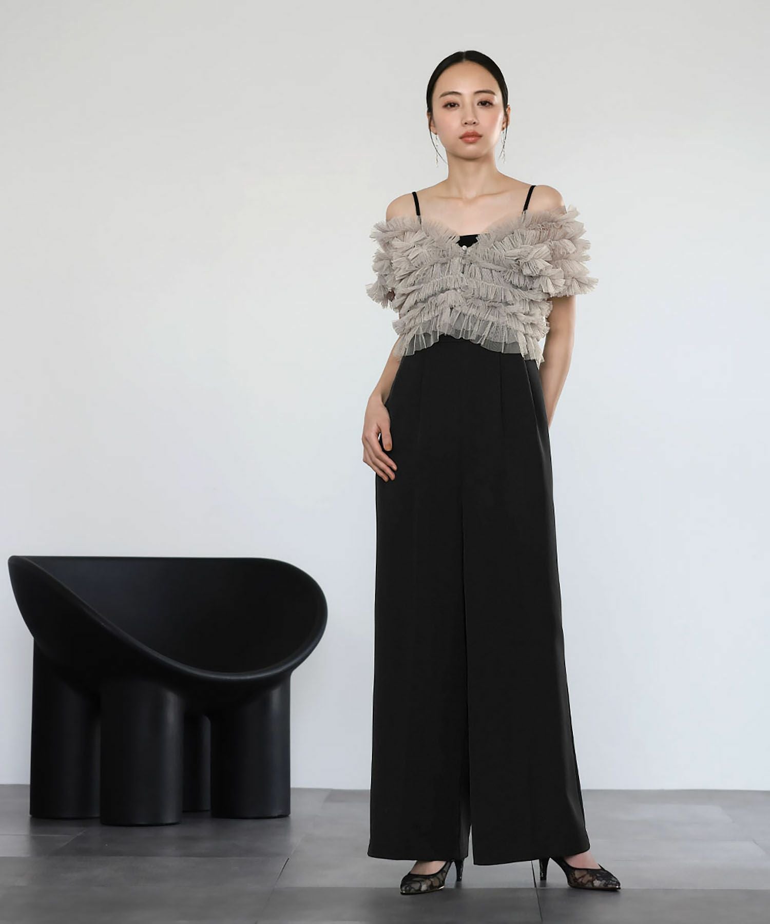 結婚式・お呼ばれ対応 | 2点セットオールインワンパンツドレス