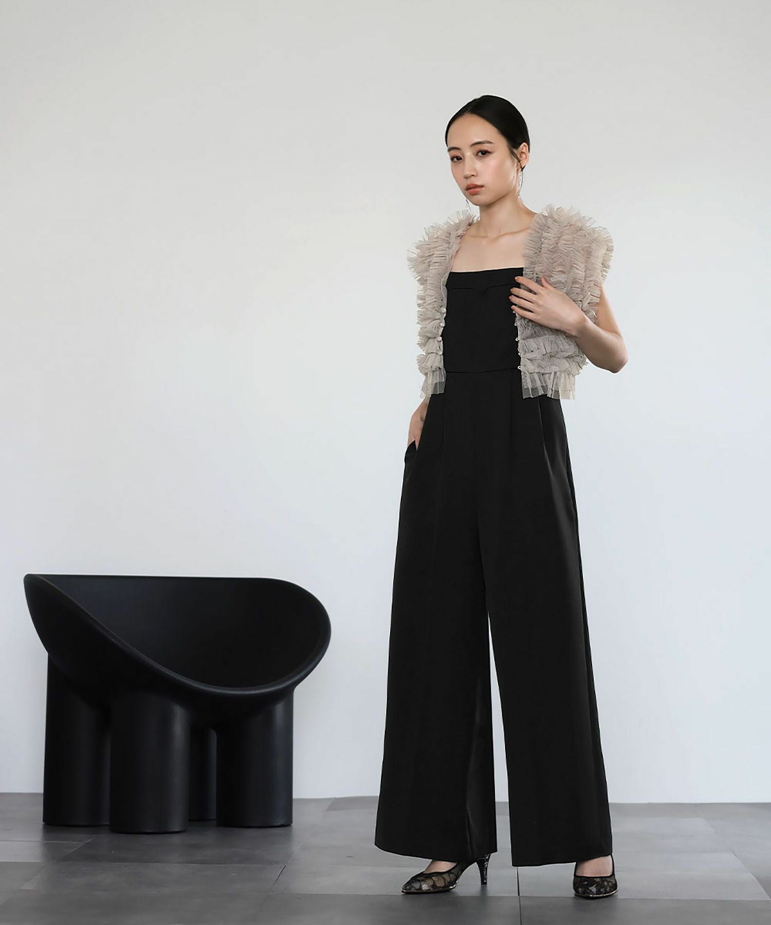 結婚式・お呼ばれ対応 | 2点セットオールインワンパンツドレス