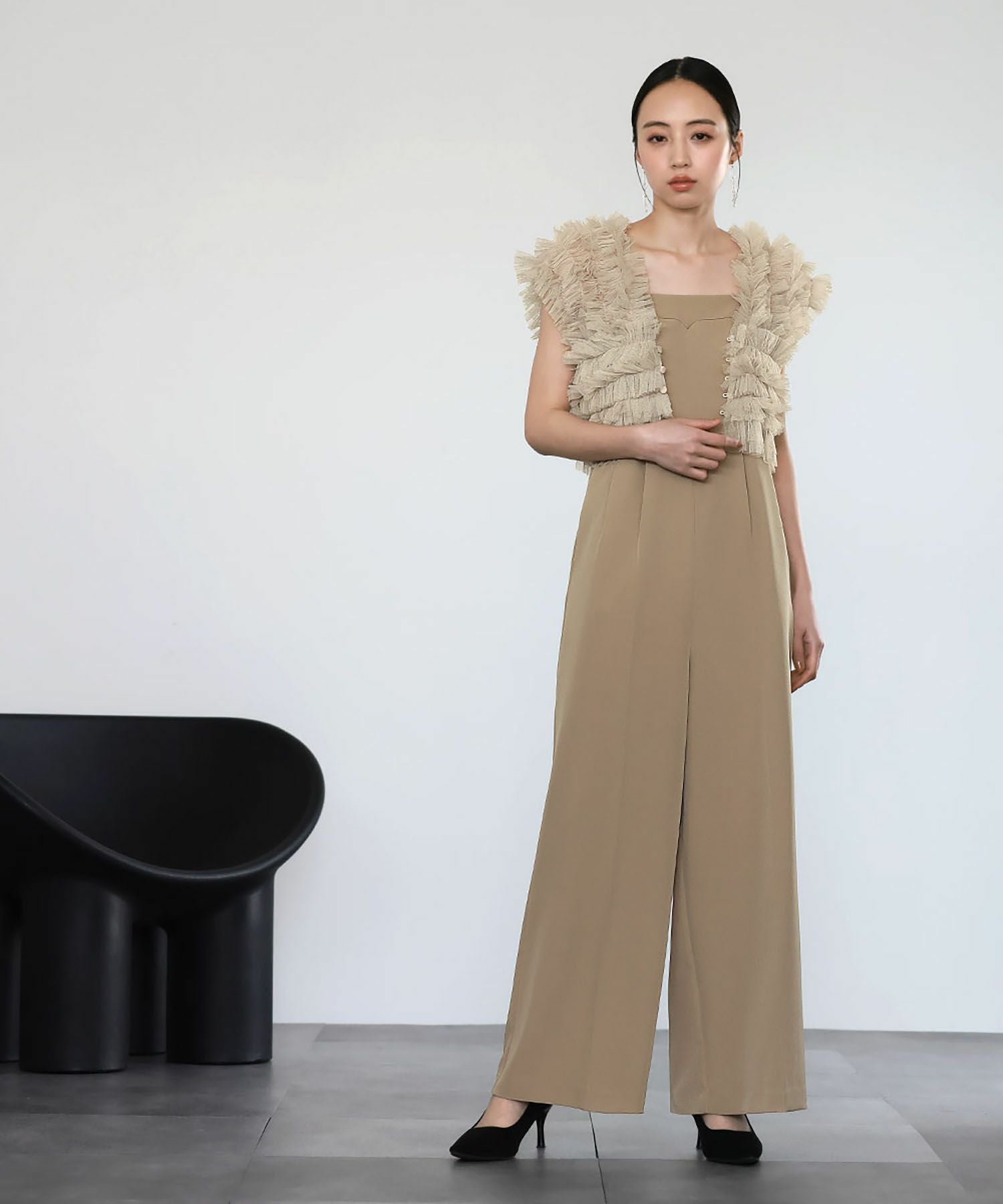 結婚式・お呼ばれ対応 | 2点セットオールインワンパンツドレス