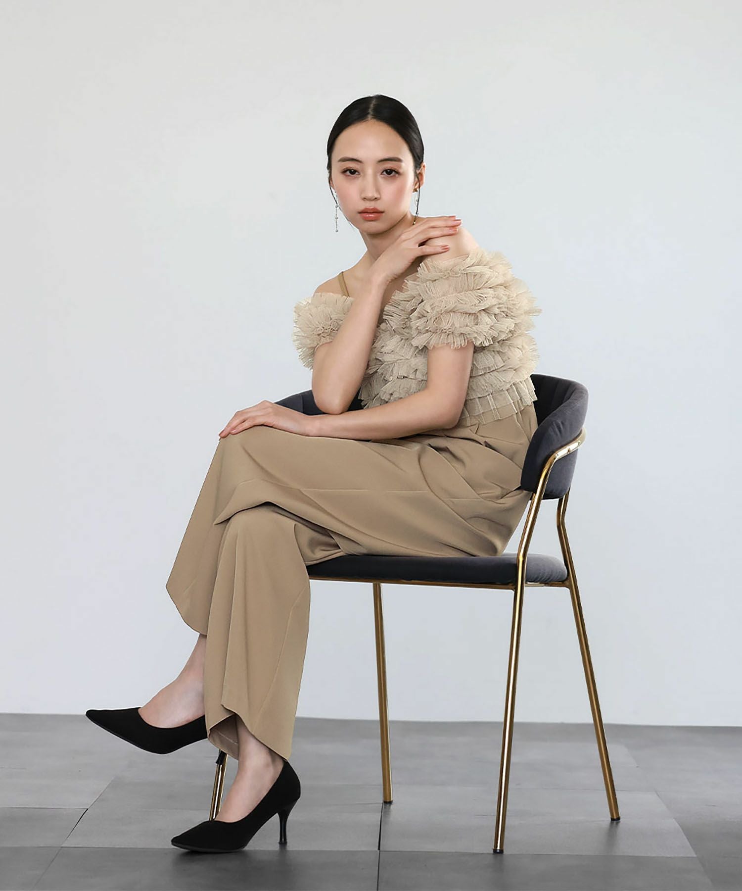 結婚式・お呼ばれ対応 | 2点セットオールインワンパンツドレス