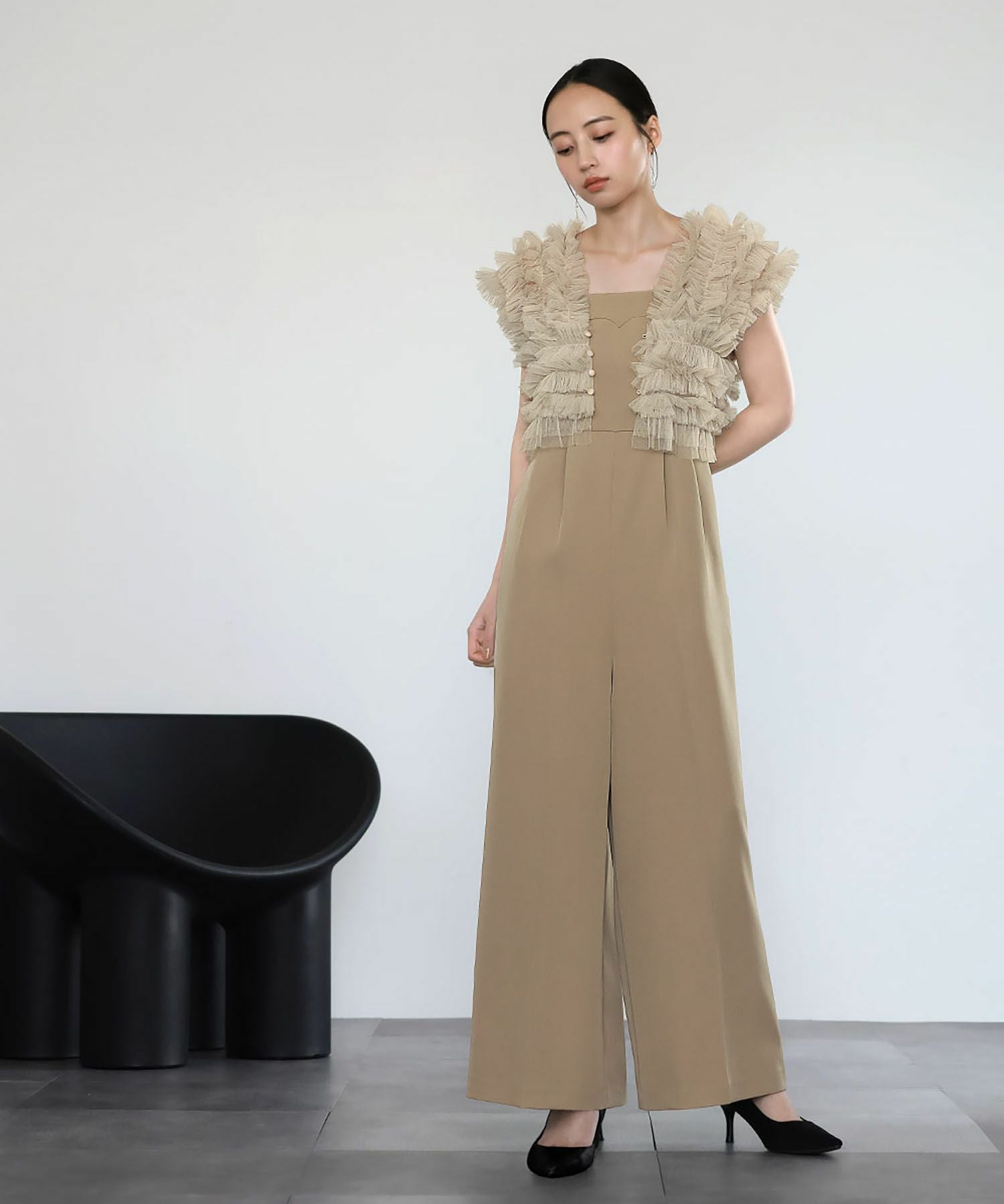 結婚式・お呼ばれ対応 | 2点セットオールインワンパンツドレス