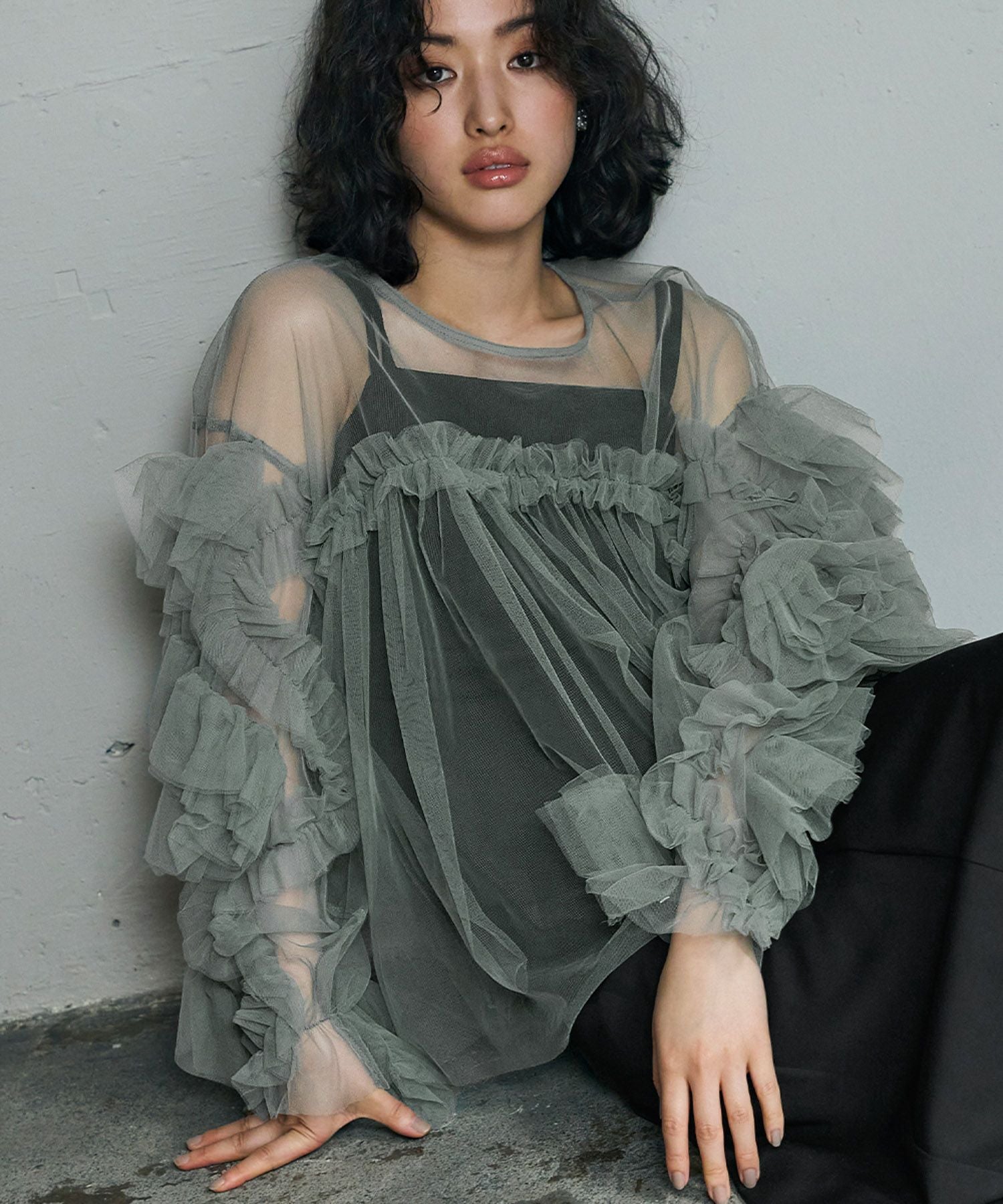 結婚式・お呼ばれ対応 | デコラティブチュールトップス - パーティー