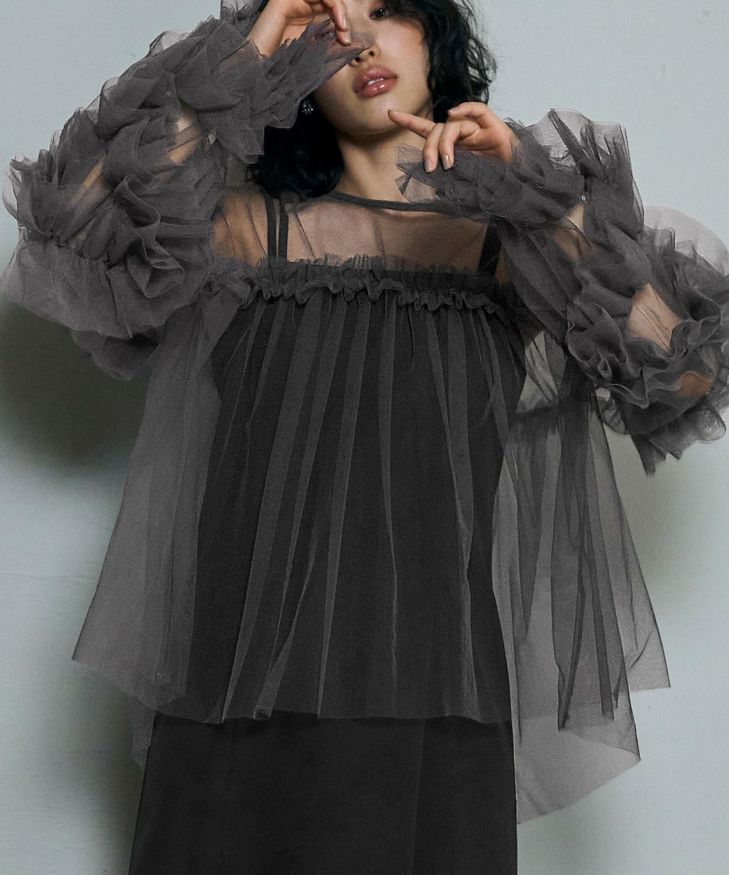 結婚式・お呼ばれ対応 | デコラティブチュールトップス - パーティー