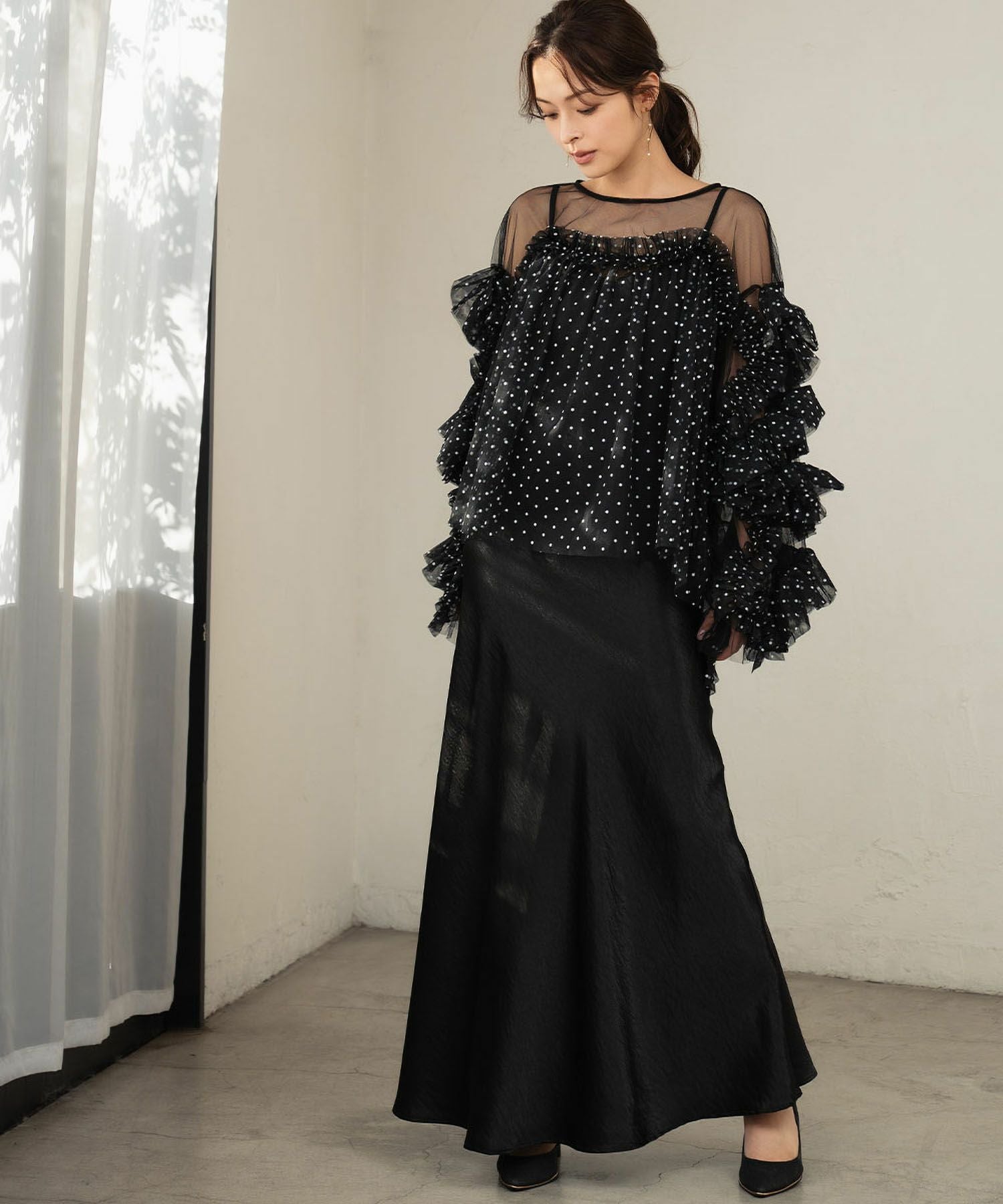 結婚式・お呼ばれ対応 | デコラティブチュールトップス - パーティー