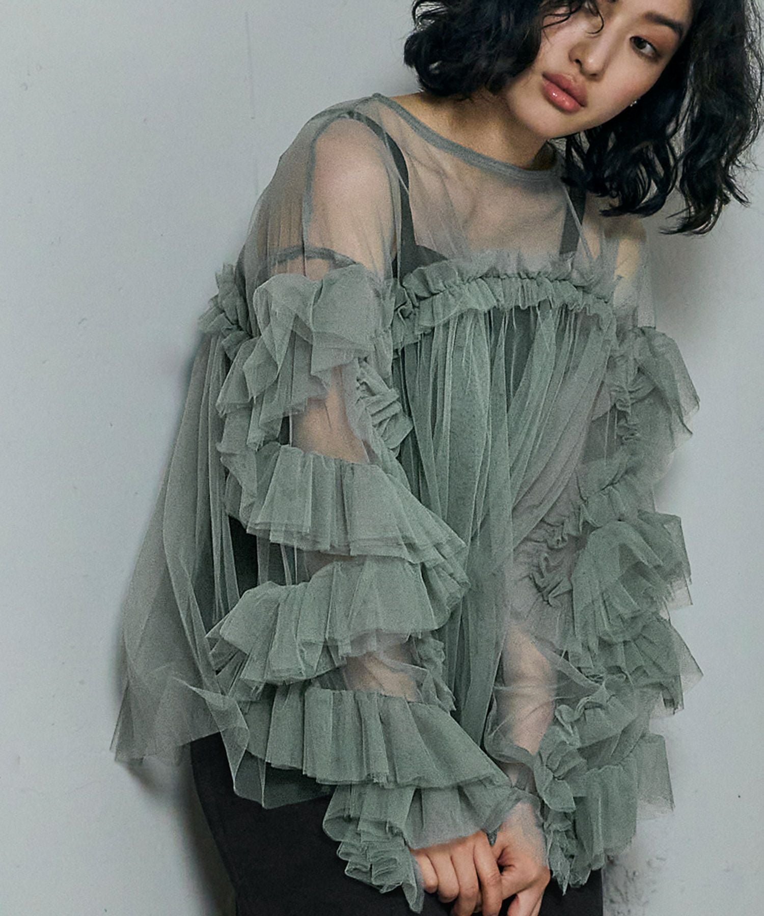 結婚式・お呼ばれ対応 | デコラティブチュールトップス - パーティー