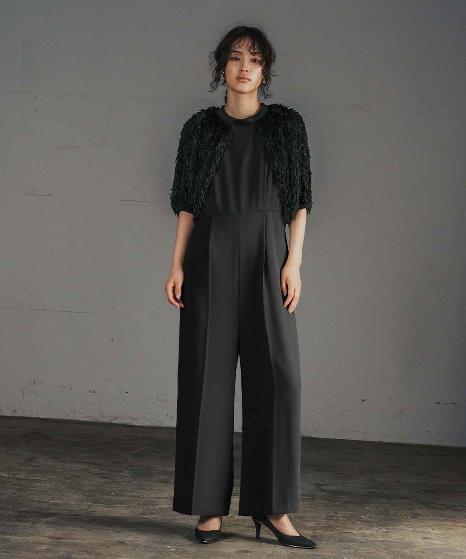 結婚式・お呼ばれ対応 | 2点セットオールインワンパンツドレス