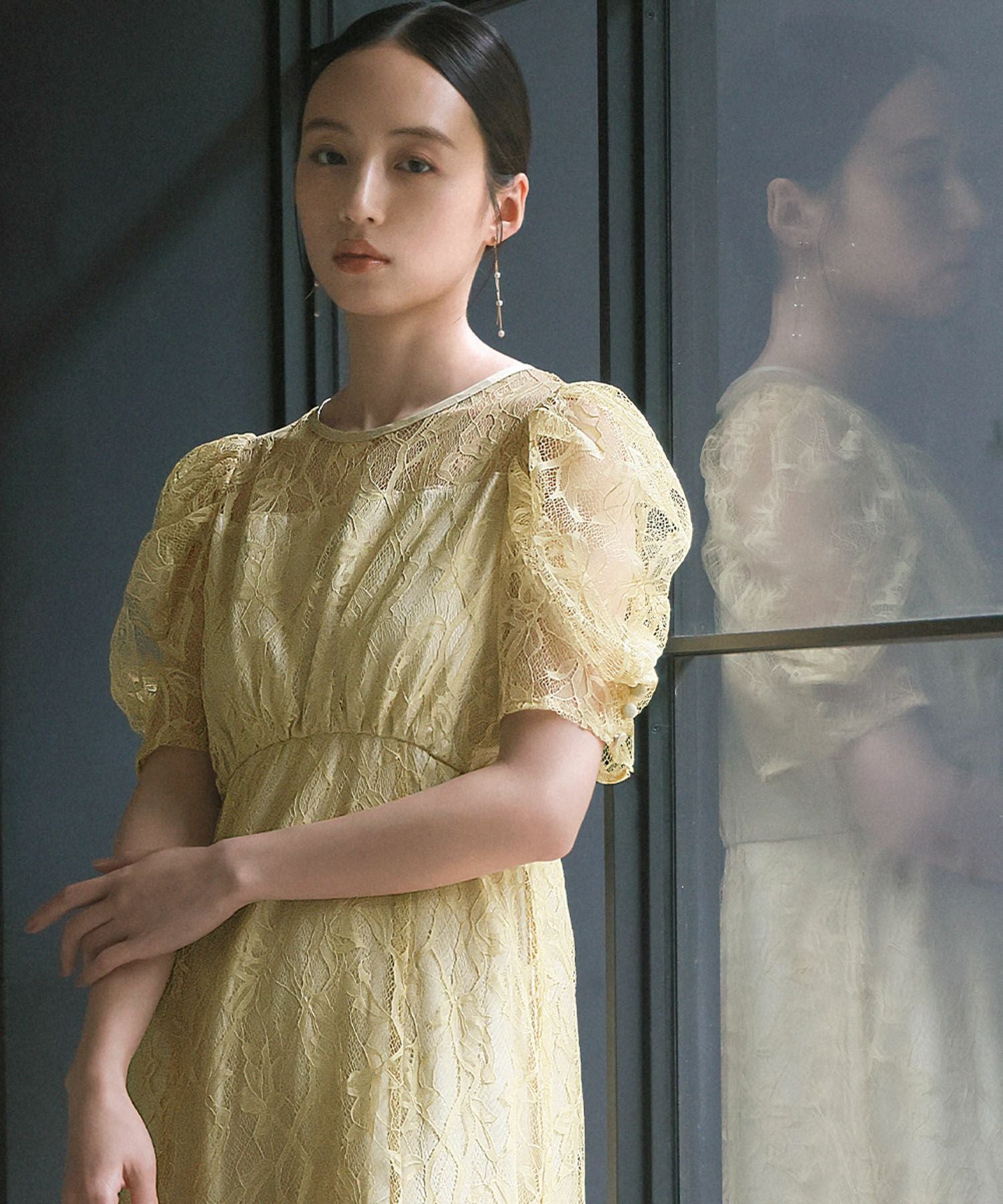 結婚式・お呼ばれ対応 | 総レースワンピースドレス - パーティードレス