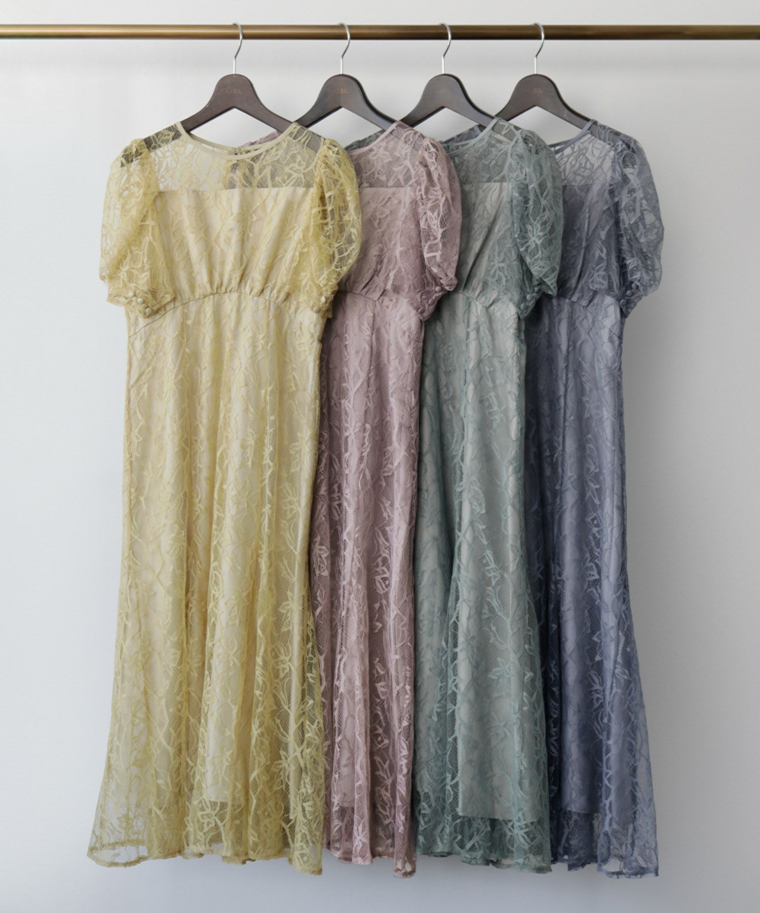 結婚式・お呼ばれ対応 | 総レースワンピースドレス - パーティードレス