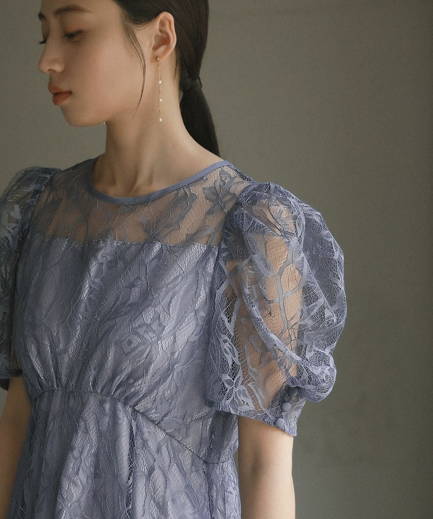 結婚式・お呼ばれ対応 | 総レースワンピースドレス - パーティードレス