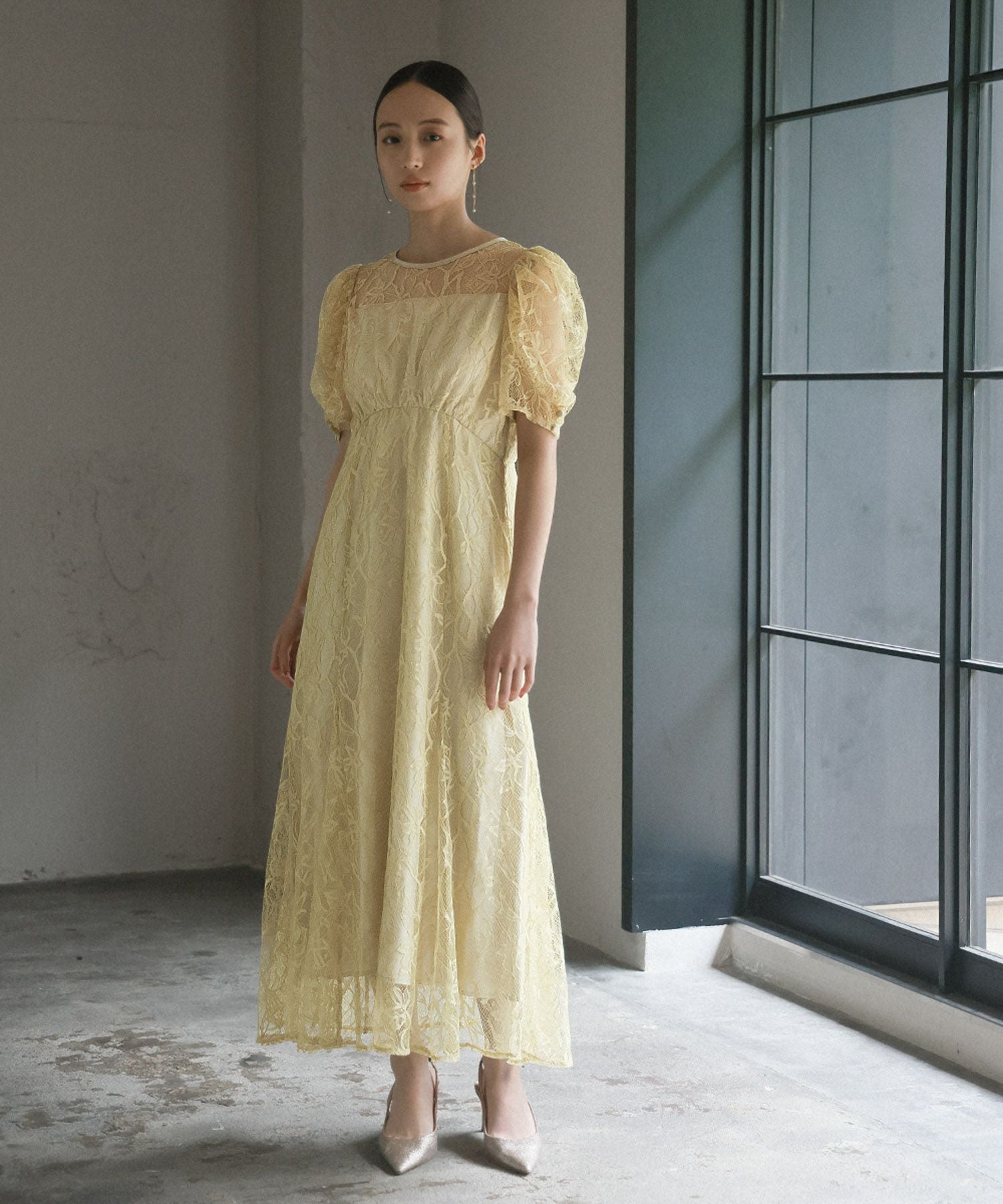 結婚式・お呼ばれ対応 | 総レースワンピースドレス - パーティードレス
