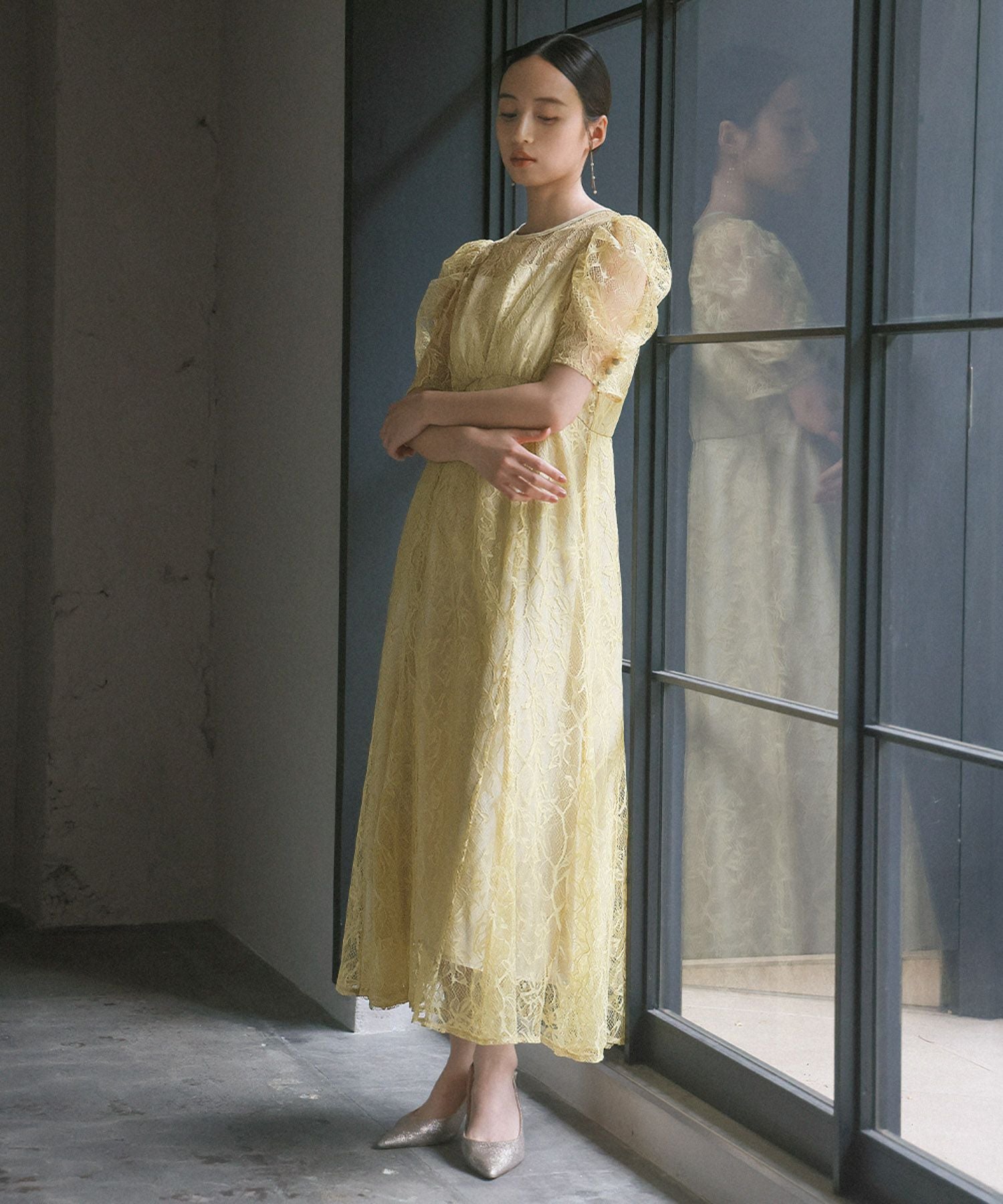 結婚式・お呼ばれ対応 | 総レースワンピースドレス - パーティードレス