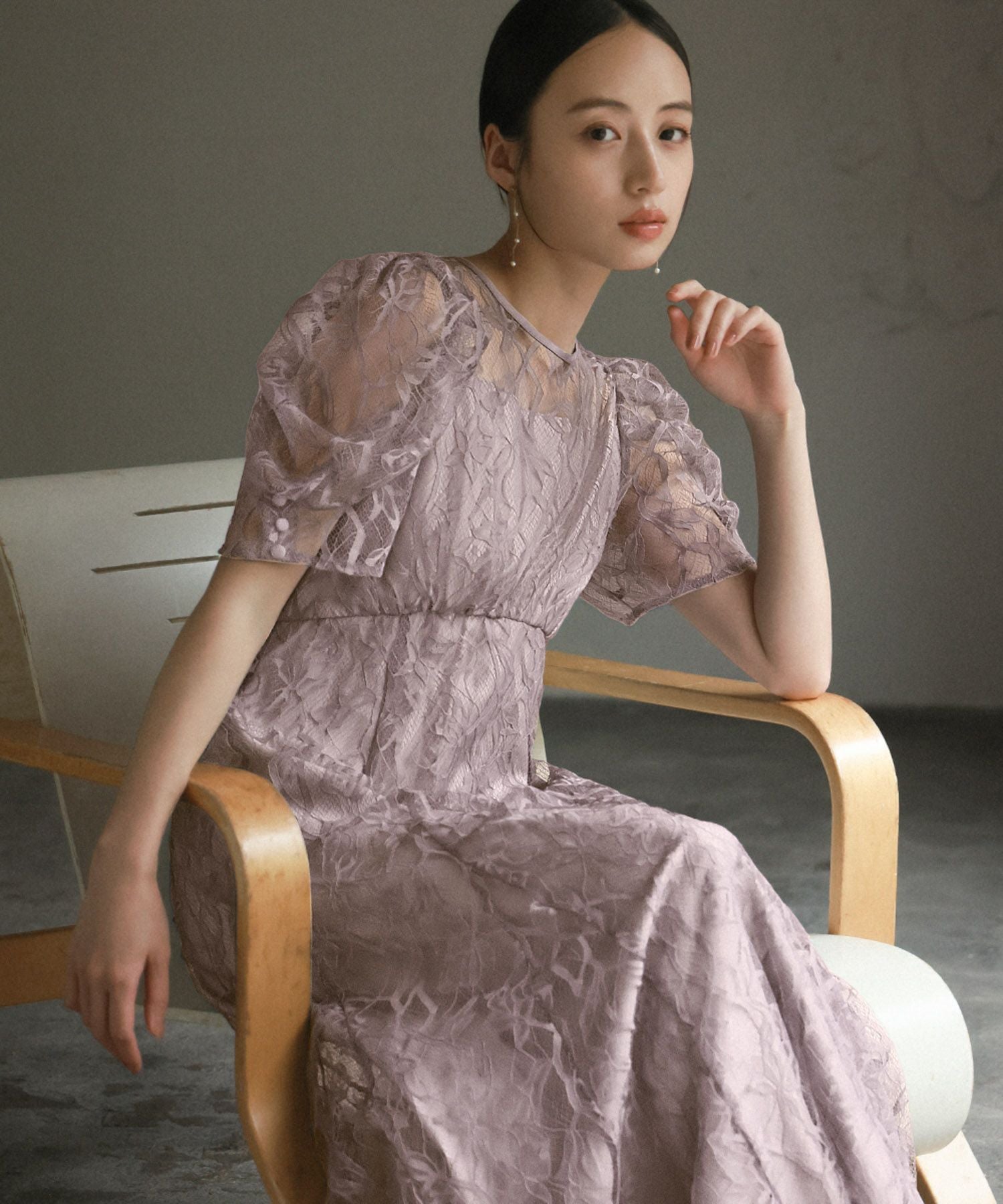 結婚式・お呼ばれ対応 | 総レースワンピースドレス - パーティードレス