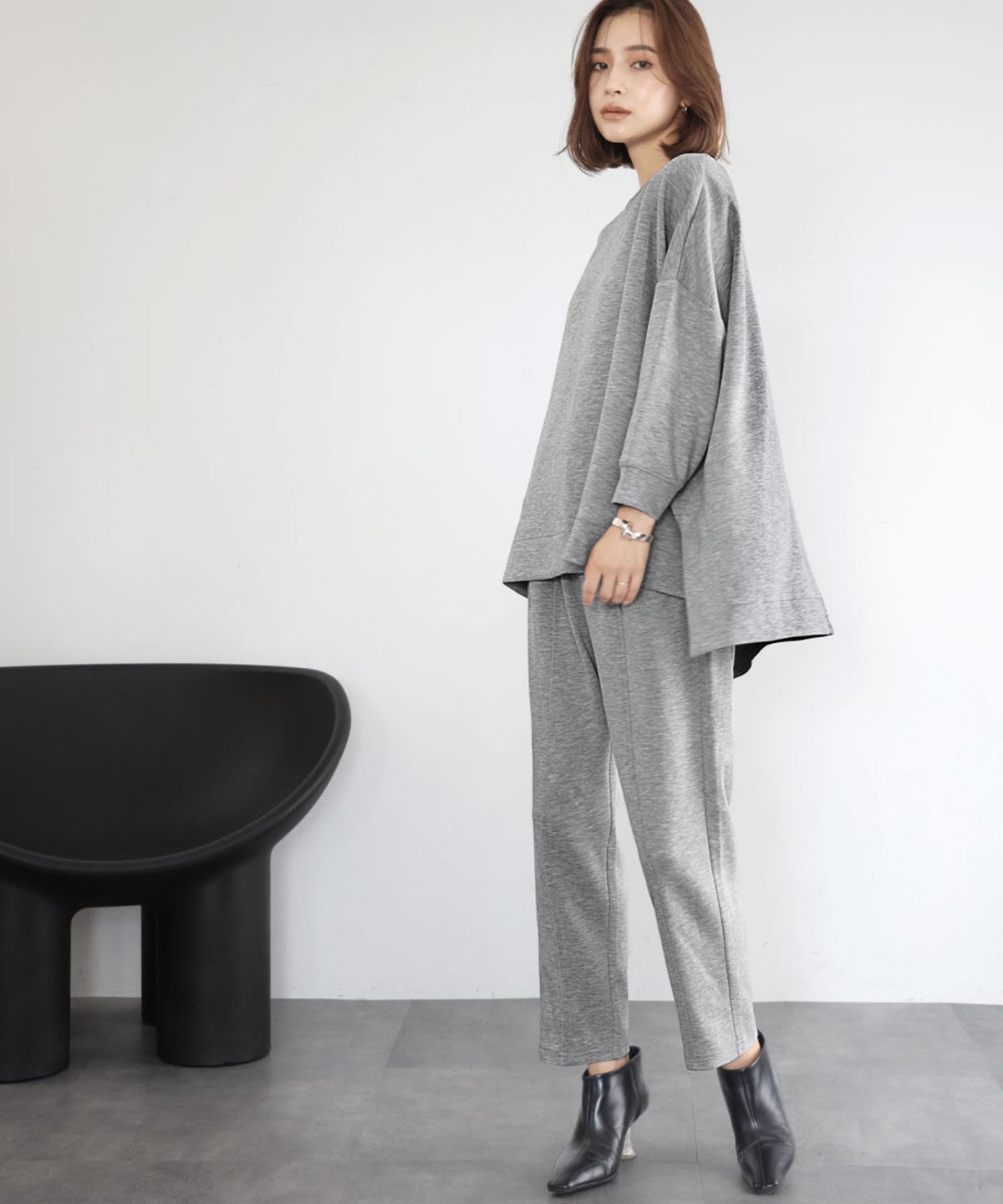 身長：162cm　着用サイズ：Mサイズ