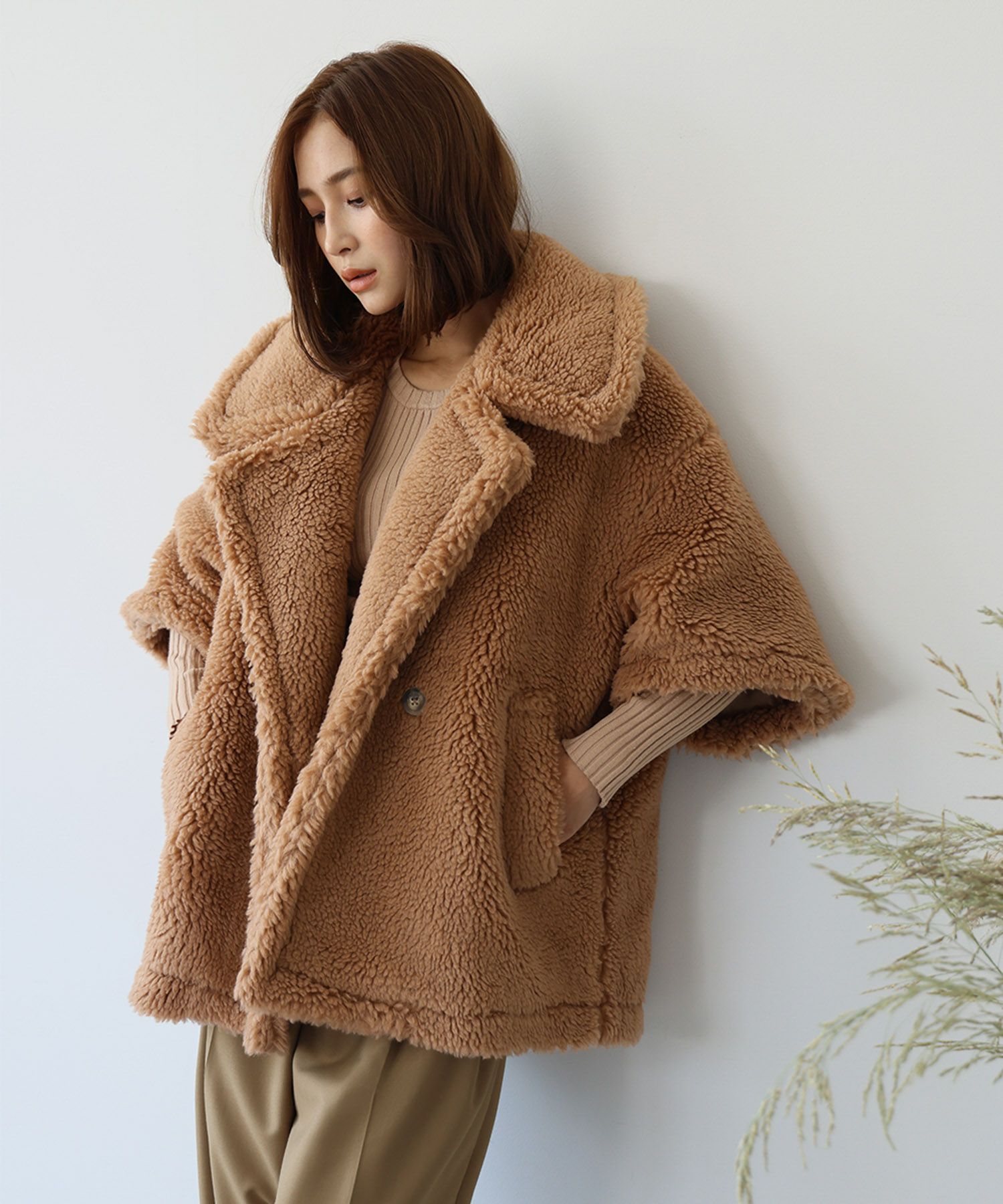 エルフランク⭐︎ボアロングコート ELFRANK（エルフランク）の「【CLASSY 2月号掲載】オーバーサイズ