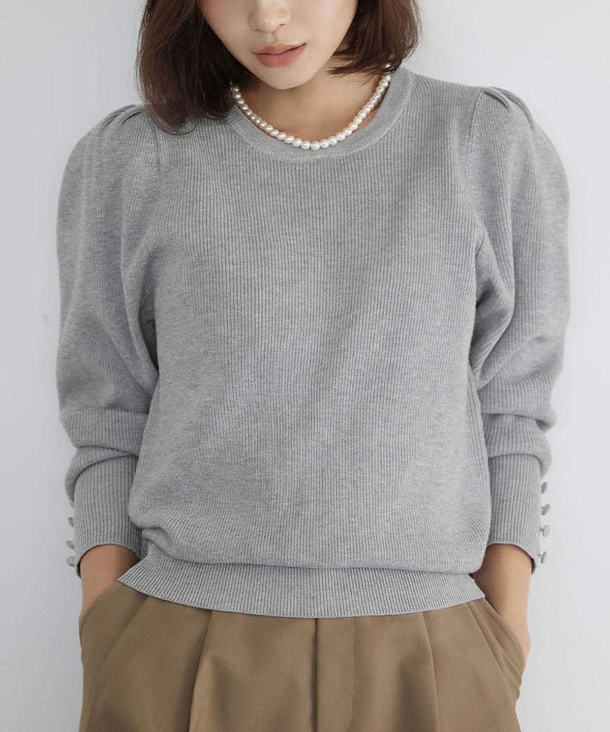 身長：162cm　着用サイズ：Mサイズ