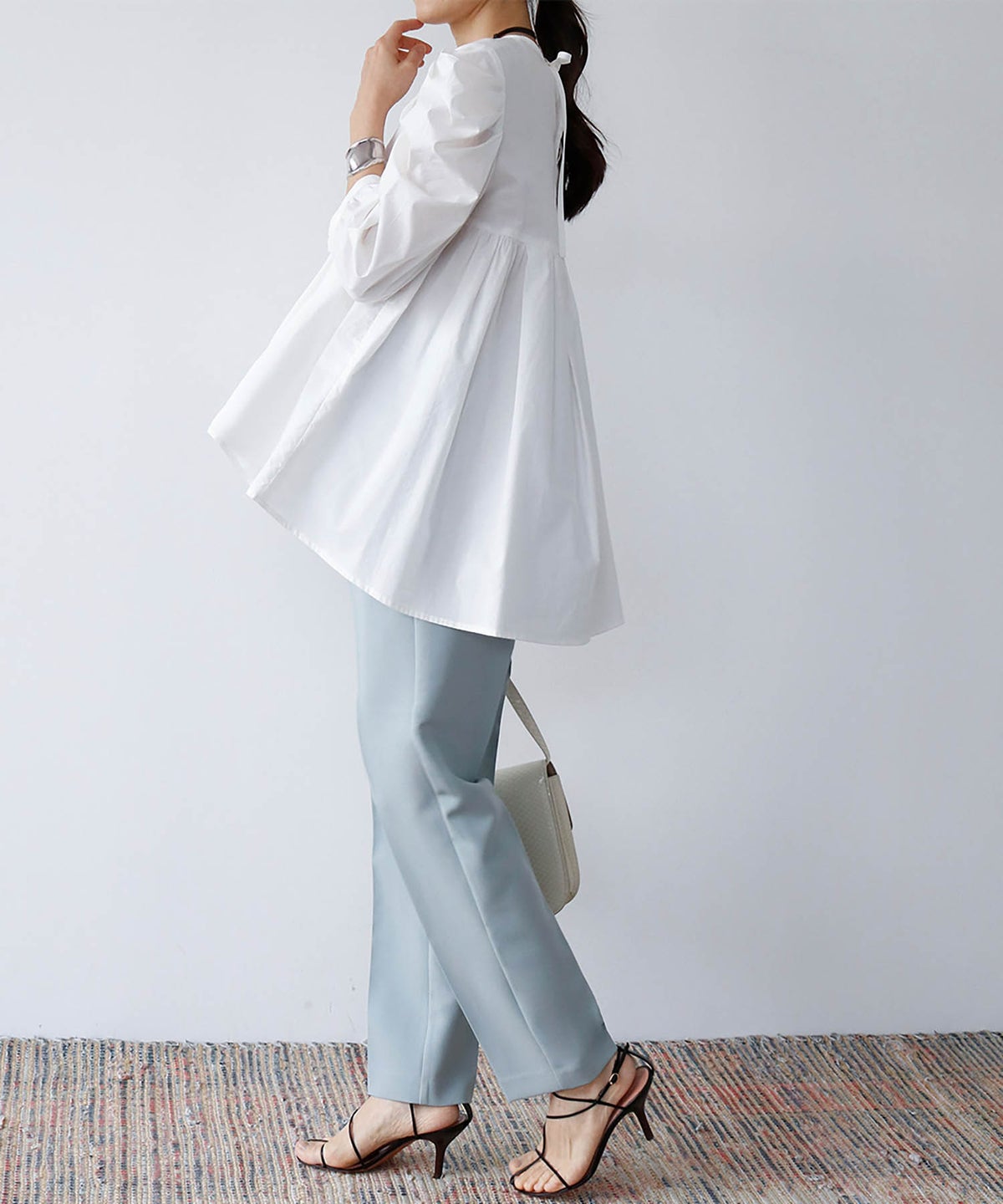 身長：163cm　着用サイズ：FREE