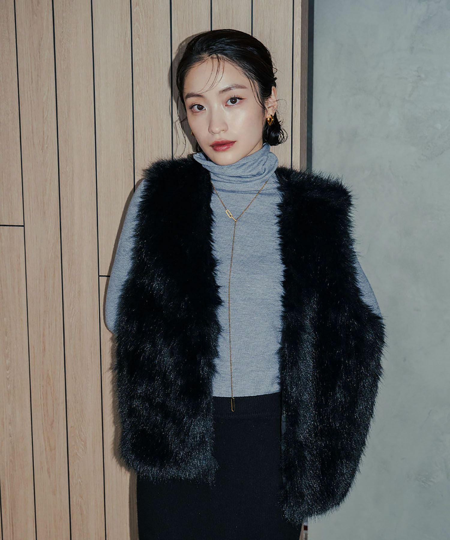 デイリー・カジュアル対応 | フェイクファージレ/ベスト - パーティー