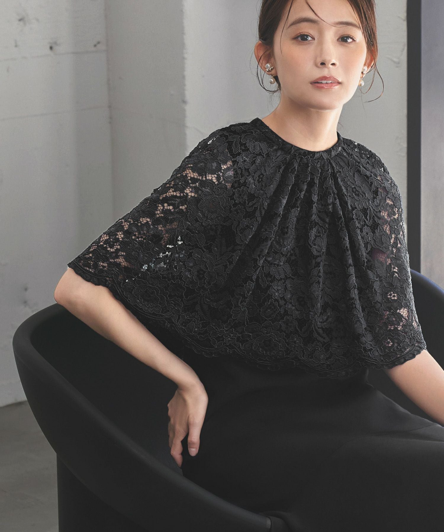 結婚式・お呼ばれ対応 | ケープスリーブパーティードレス - パーティー