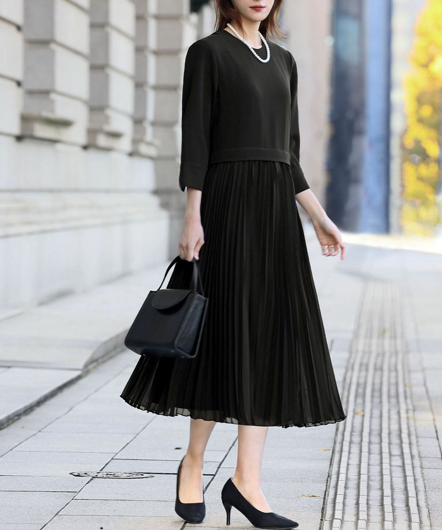 入学式・卒業式・七五三対応 | コンビプリーツワンピーススーツ