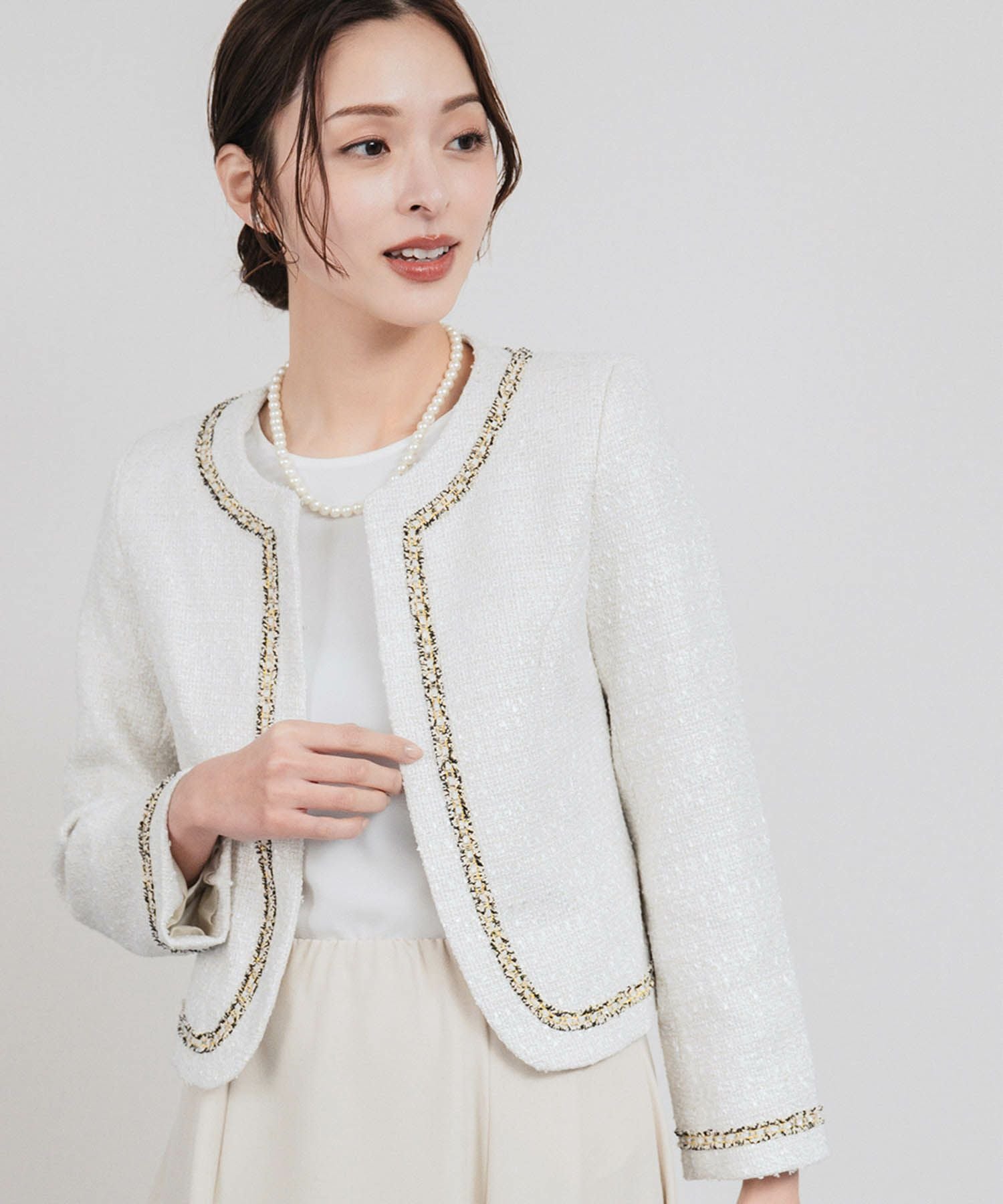 高級✨L セレモニースーツ ✨ハナエモリ×ポールスチュアート シルク混 入学式 高級✨L セレモニースーツ ✨ハナエモリ×ポールスチュアート シルク混