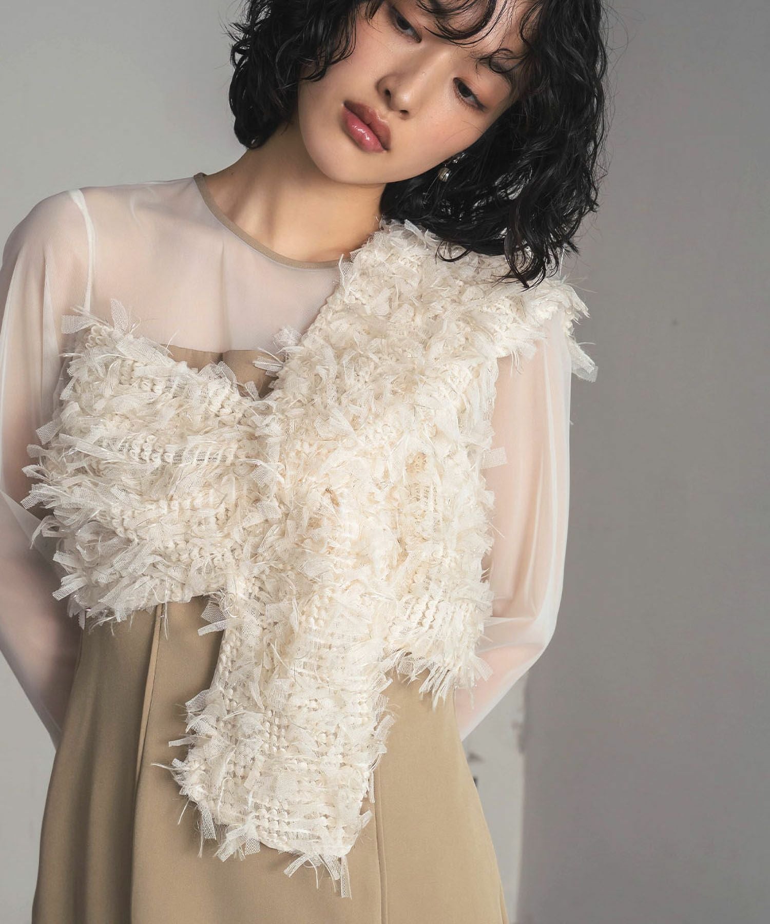 結婚式・お呼ばれ対応 | フリンジグリッターパーティードレス