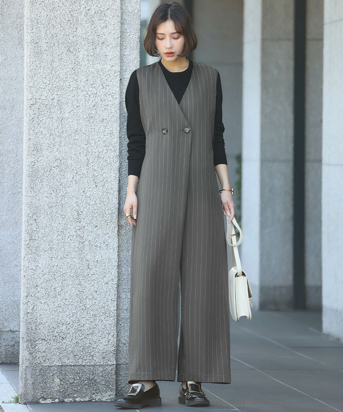 身長：162cm　着用サイズ：FREE