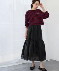 身長：165cm　着用サイズ：FREE　B：77 / W：57 / H：79