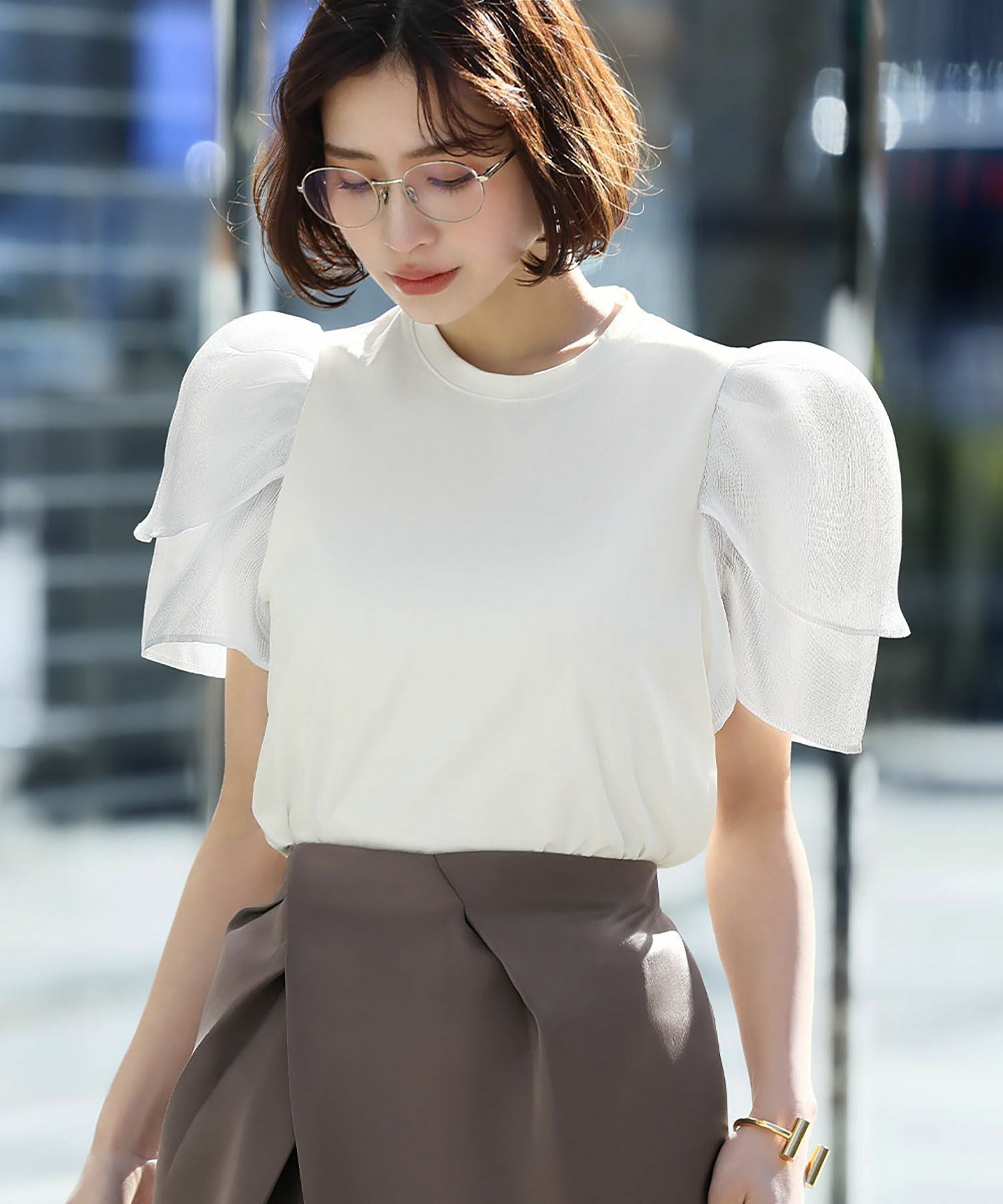 セルフォード　 シアースリーブカットソー　シアースリーブ　カットソー 楽天市場】SALE50%OFF セルフォード CELFORD シアースリーブカットソー