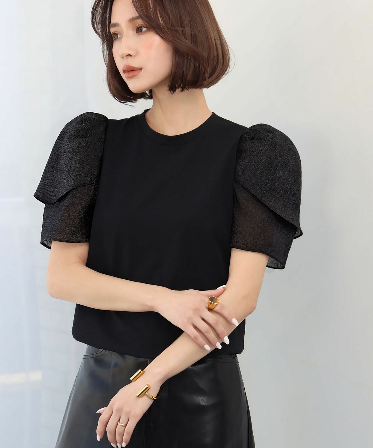 身長：162cm　着用サイズ：FREE
