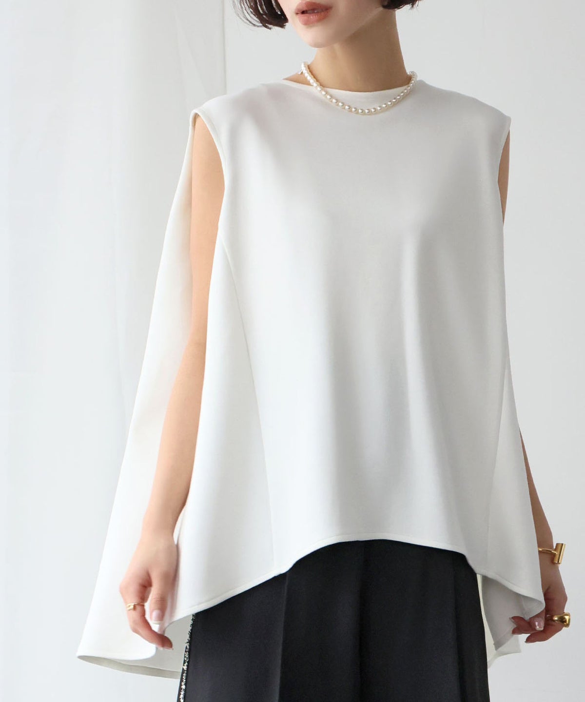 身長：162cm　着用サイズ：FREE